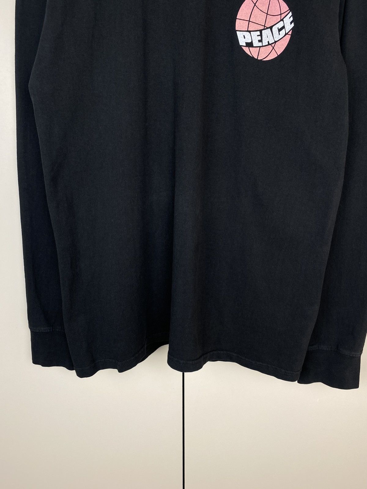 Stussy Rare Vintage Stussy T-Shirt Peace Long Sleeve Y2K Big Logo Size US S / EU 44-46 / 1 - 7 Thumbnail