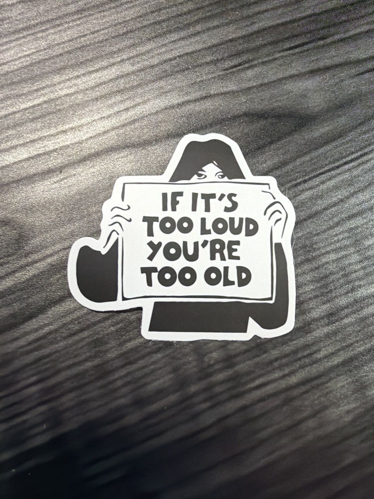 Hypebeast If It’s Too Loud You’re Too Old Sticker Size ONE SIZE - 1 Thumbnail