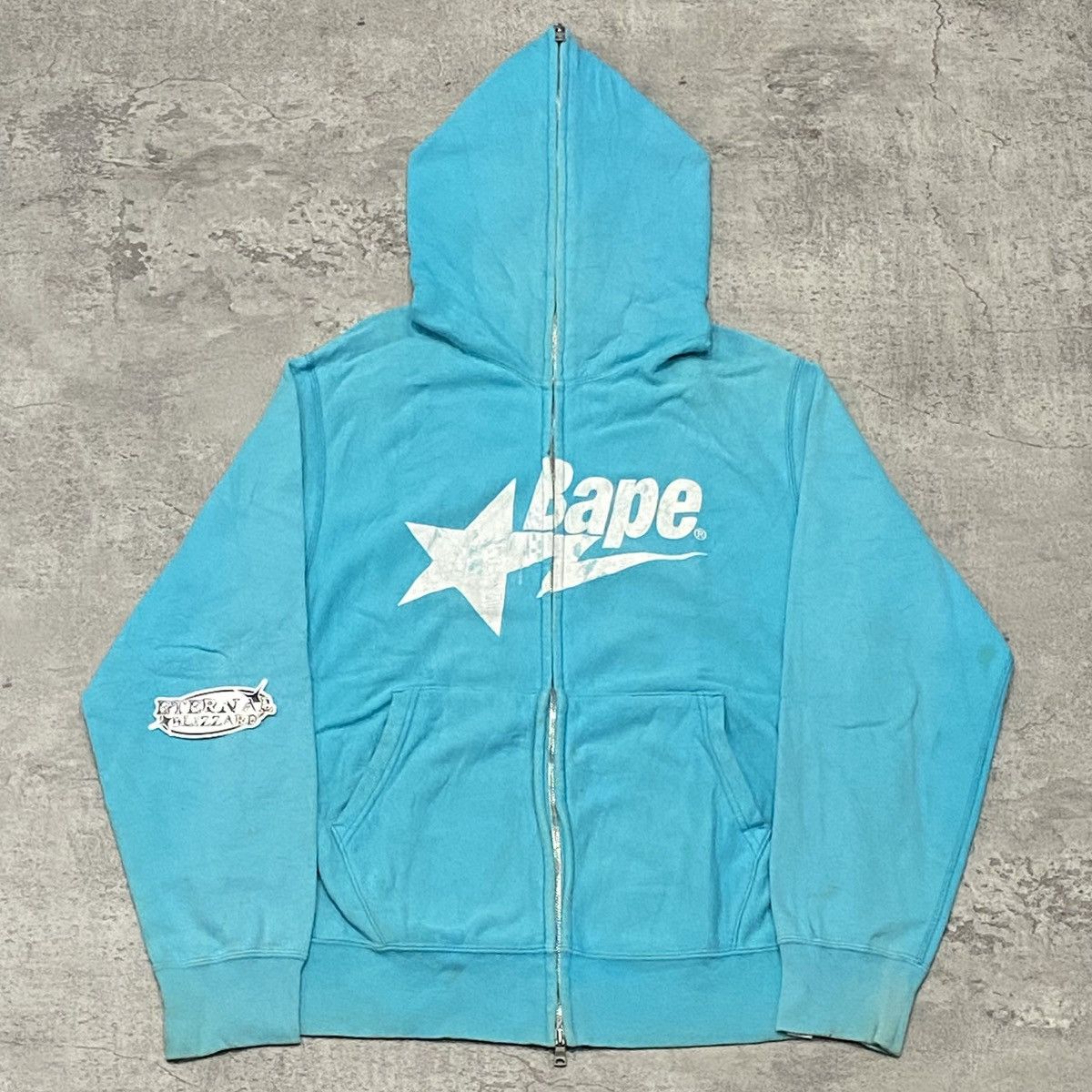 Bape Bape Sta Blue Hoodie Size US S / EU 44-46 / 1 - 1 Thumbnail