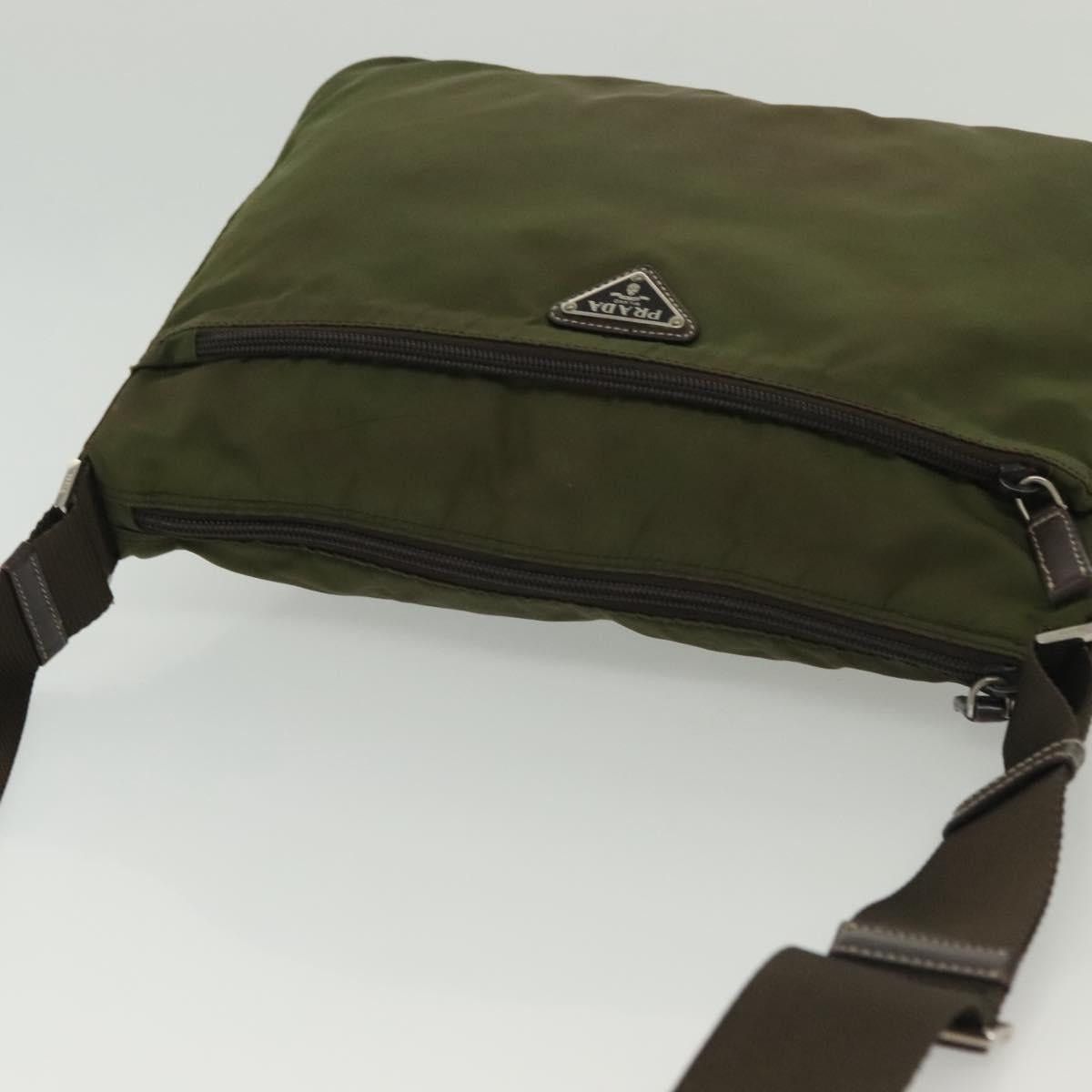 Prada PRADA Shoulder Bag Nylon Khaki Silver Size ONE SIZE - 6 Thumbnail