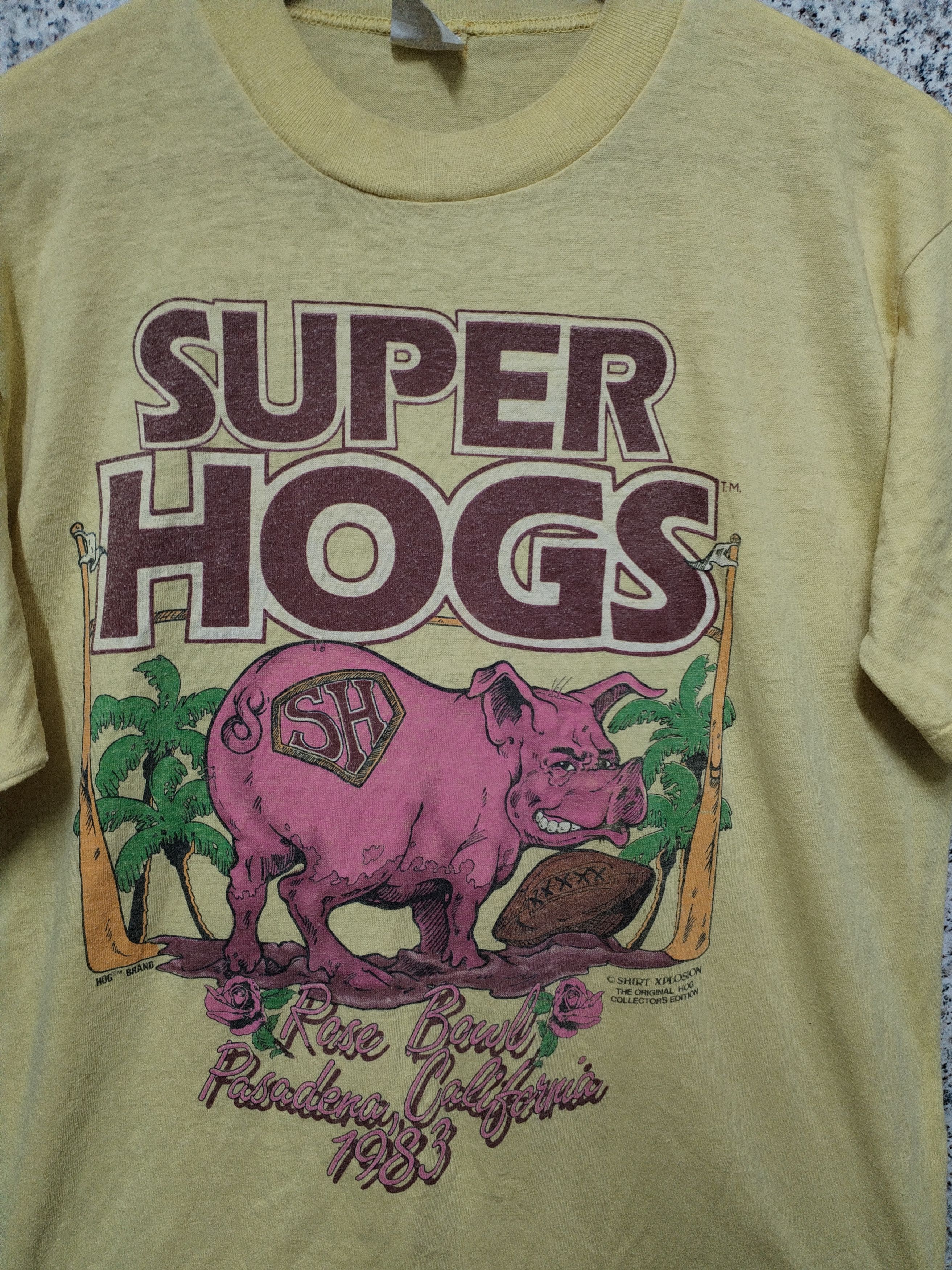 Vintage 80s VINTAGE SUPER HOGS VERY RARE Size US XL / EU 56 / 4 - 3 Thumbnail