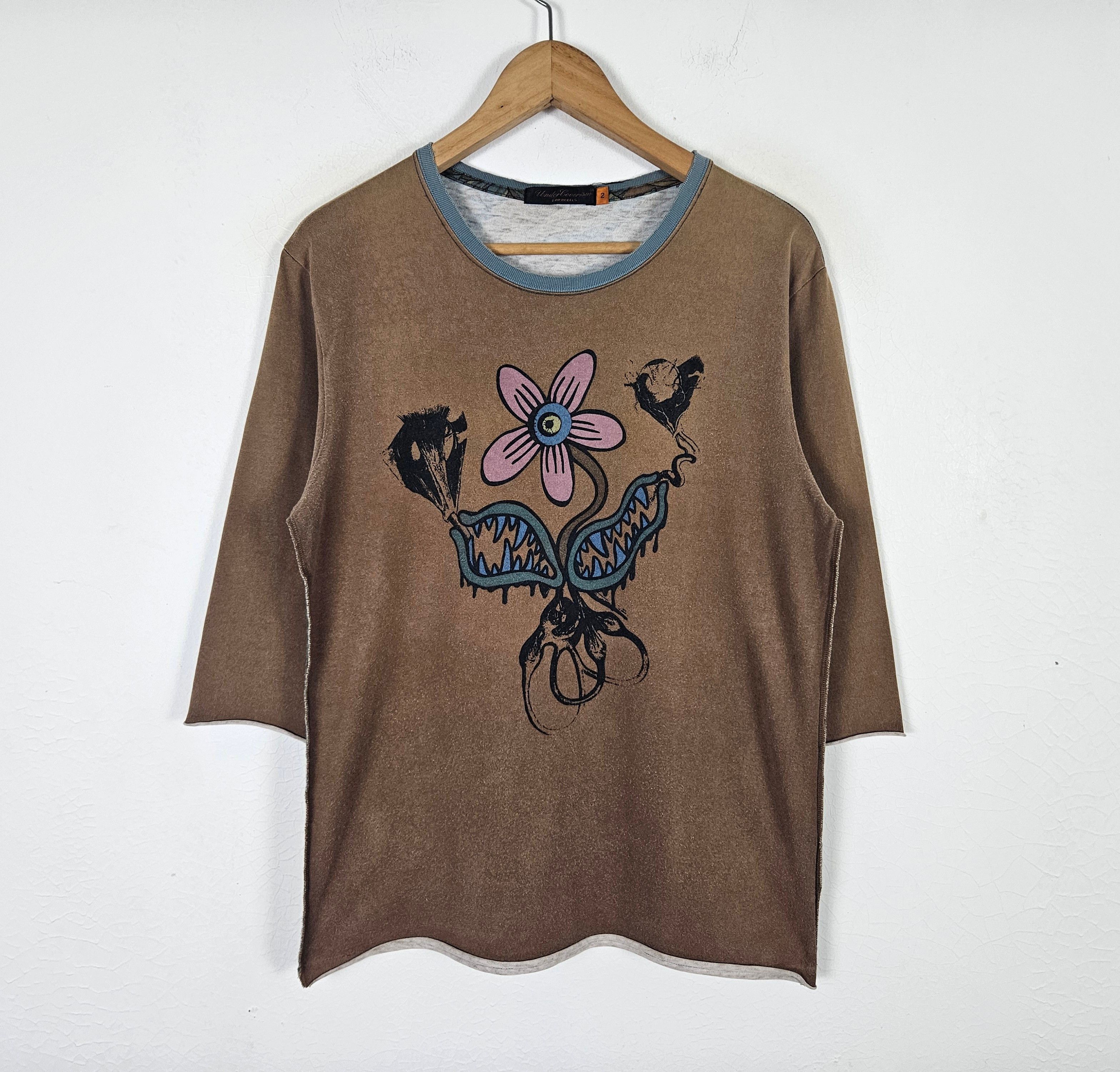 Japanese Brand Undercover Undercoverism For Rebel Wild flower shirt Size US M / EU 48-50 / 2 - 3 Thumbnail