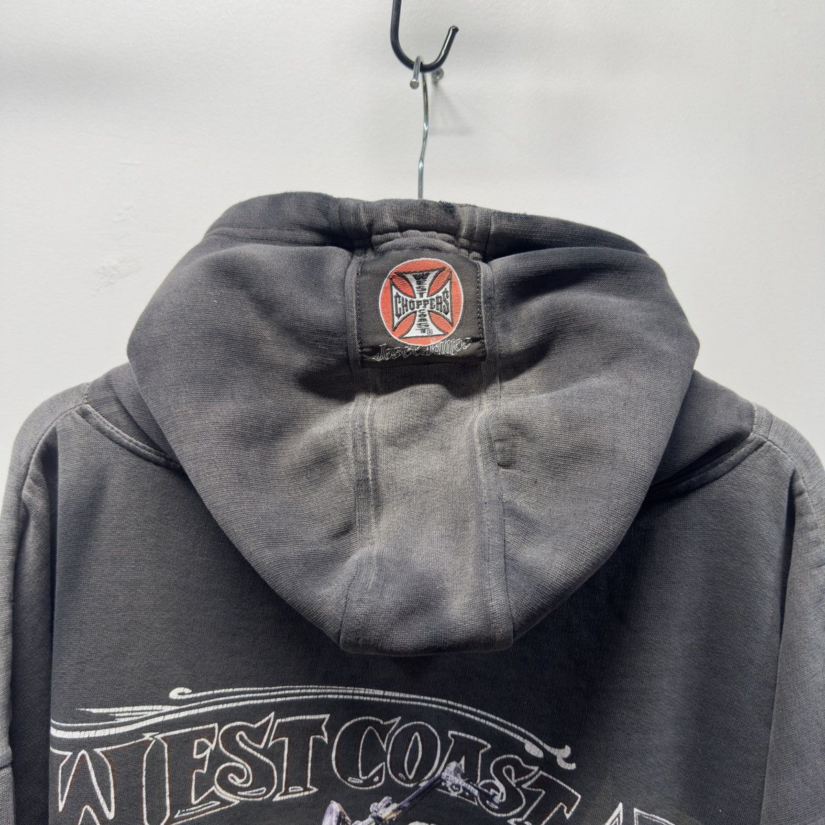 West Coast Choppers West Coast Choppers Hoodie Faded Distressed ERD Grunge Size US XXL / EU 58 / 5 - 11 Thumbnail