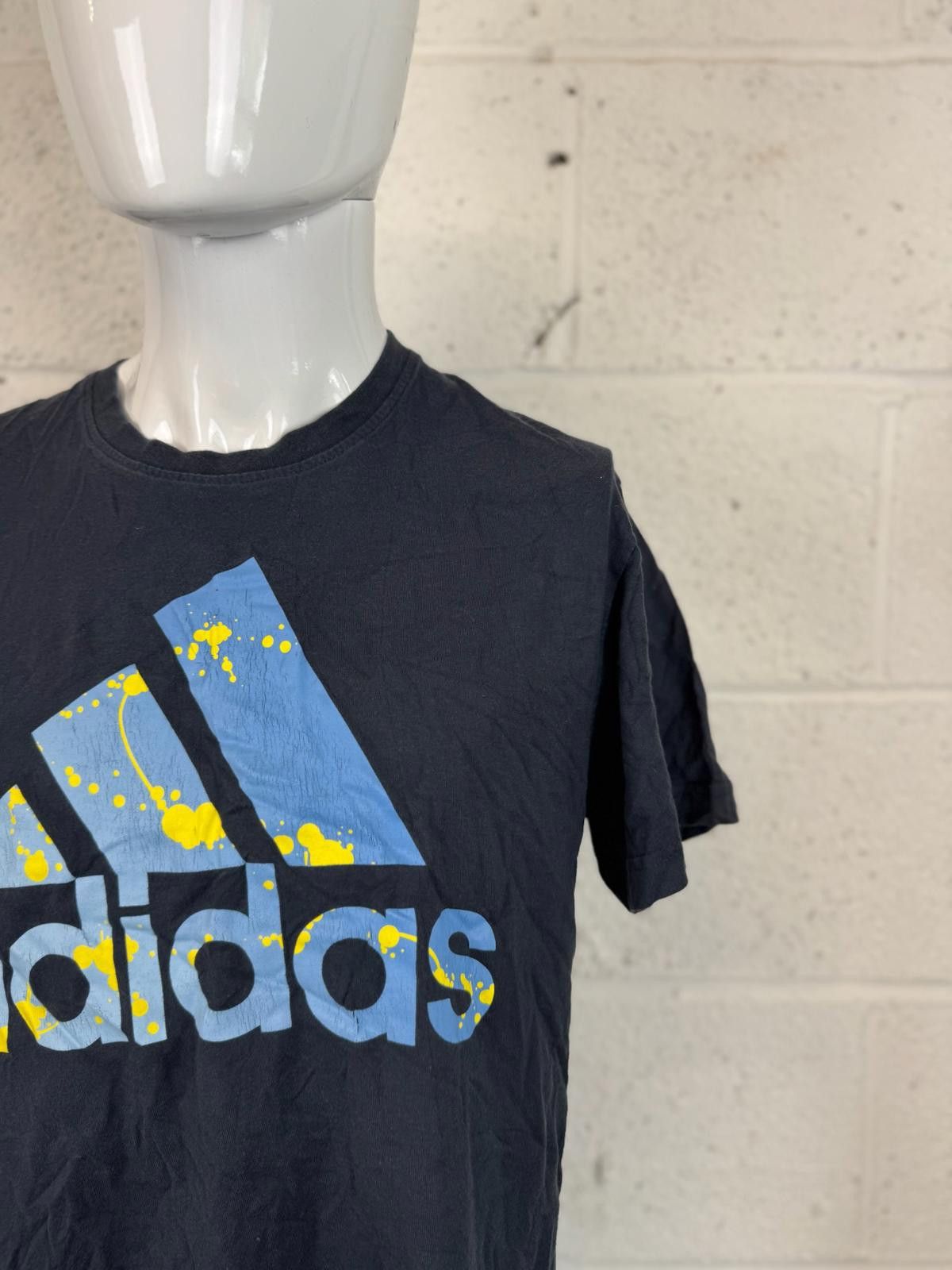 Adidas Adidas Men's Black Graphic T-Shirt Size L Size US L / EU 52-54 / 3 - 2 Thumbnail