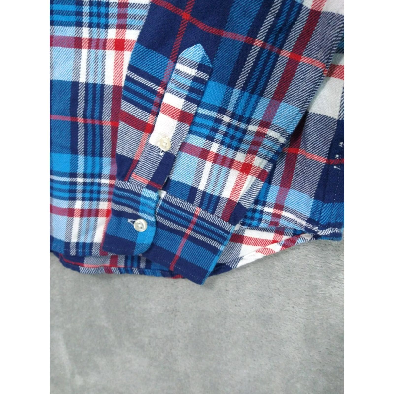 Polo Ralph Lauren Polo Ralph Lauren Shirt Mens Medium Blue Plaid Flannel Classic Fit Button Up Size US M / EU 48-50 / 2 - 3 Thumbnail