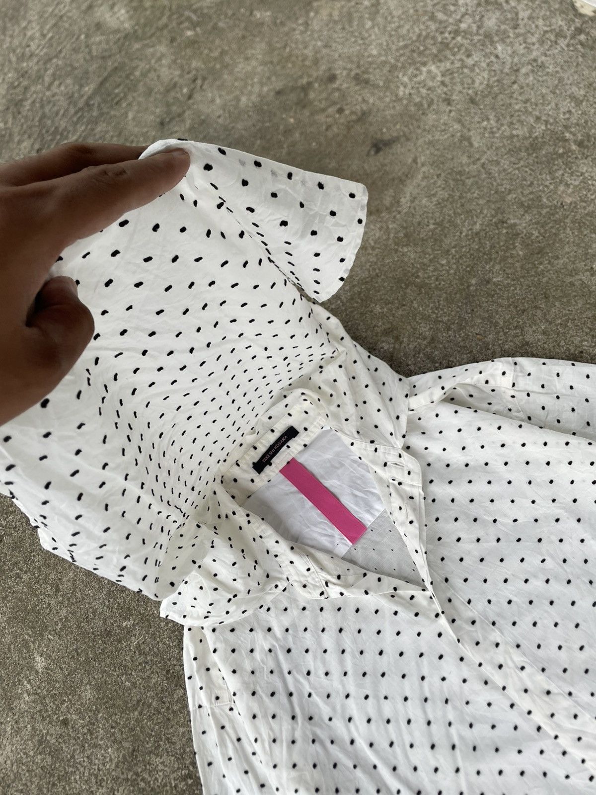 Japanese Brand Yohji Yamamoto Polkadot Shirt Wings Size US M / EU 48-50 / 2 - 8 Thumbnail