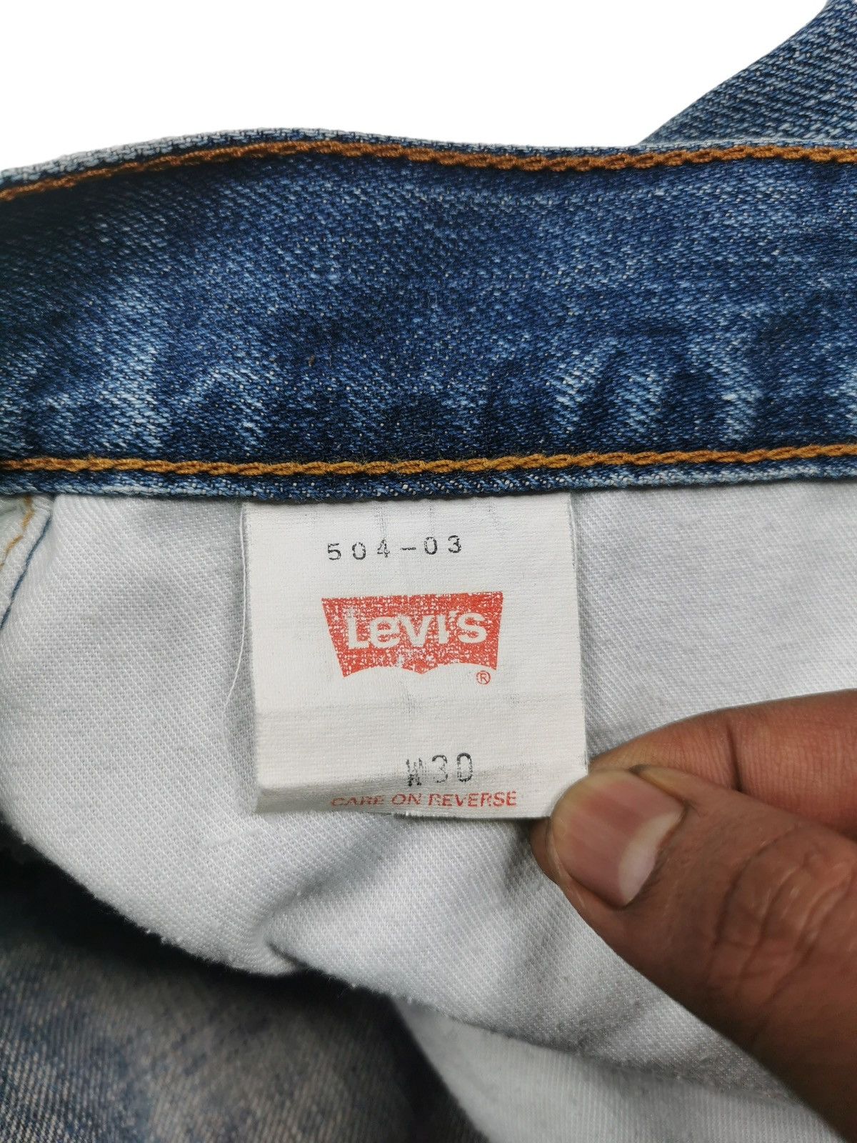 Levi's Vintage Levis 504 Shorts Jeans Size US 30 / EU 46 - 7 Thumbnail