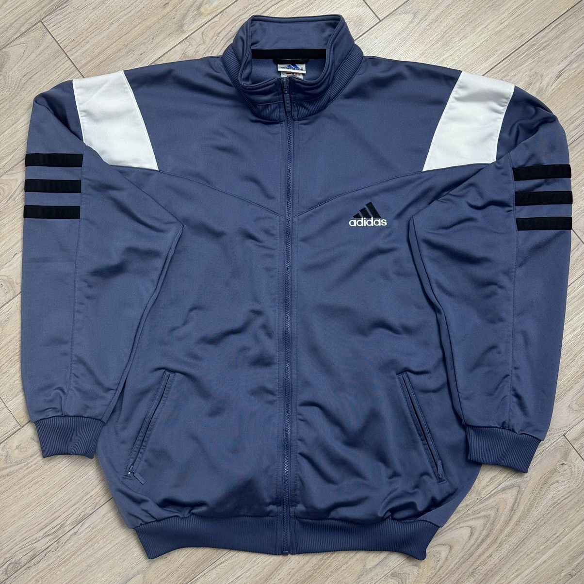 Adidas Vintage 90s Adidas Retro Zip Up Track Jacket Size US XL / EU 56 / 4 - 2 Thumbnail