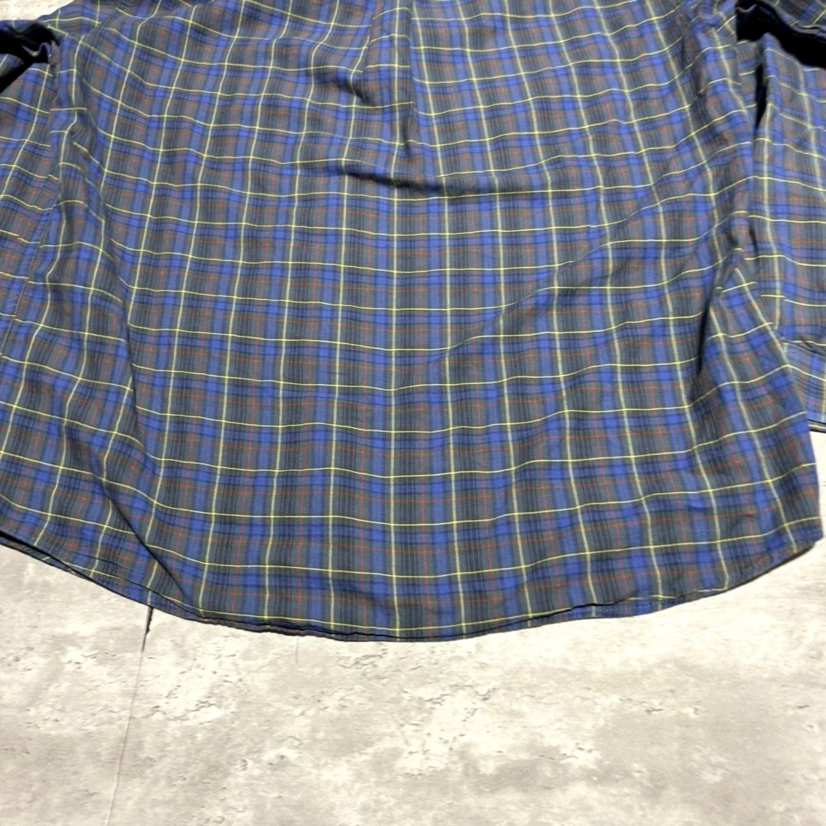 Vintage Cinch Button-Down Shirt Mens Large Blue Green Plaid Long Sleeve Western Cowboy Size US L / EU 52-54 / 3 - 7 Thumbnail