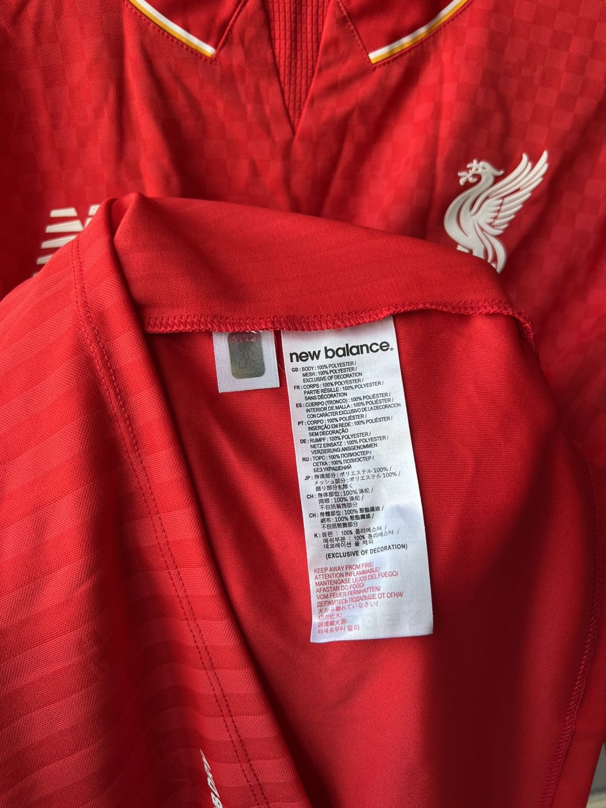 New Balance NWT LIVERPOOL FC HOME SOCCER JERSEY FOOTBALL SHIRT XL Size US XL / EU 56 / 4 - 8 Thumbnail