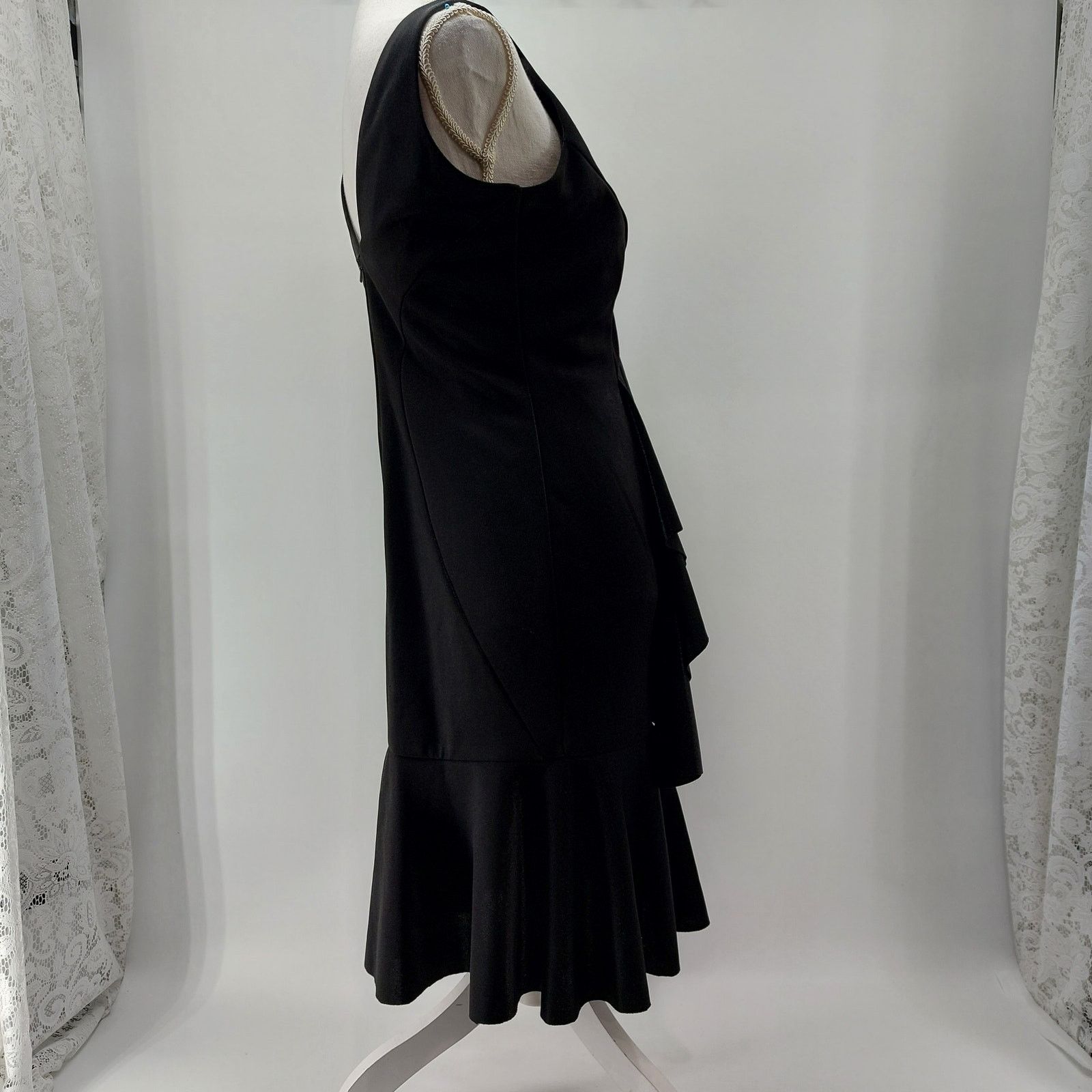 Other Jay x Jay Godfrey Little Cocktail Black Dress Size 6 Ruffles Size M / US 6-8 / IT 42-44 - 3 Thumbnail