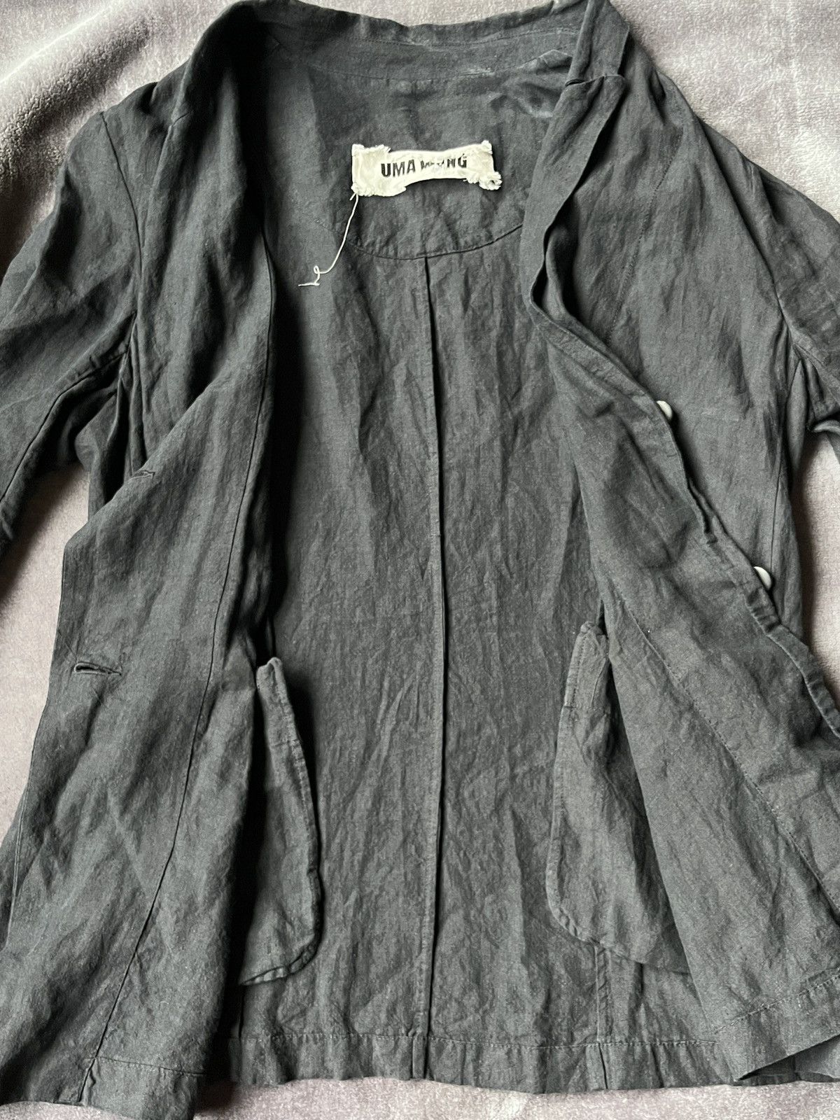 Uma Wang Uma Wang Karen Linen Jacket Size L / US 10 / IT 46 - 5 Thumbnail