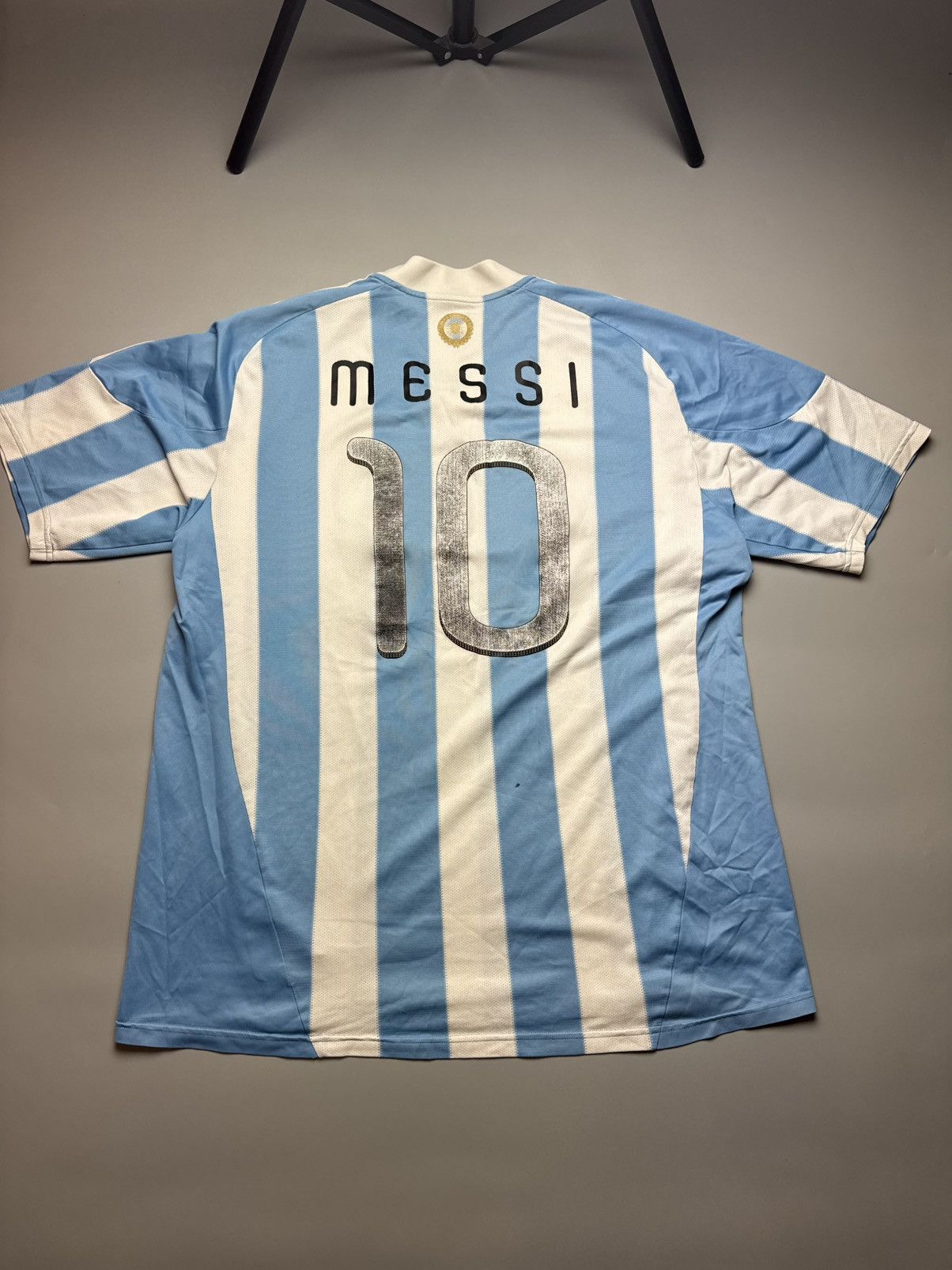 Adidas × Vintage #10 Messi Argentina Adidas Jersey 2009/10 home kit Men Xl Size US XL / EU 56 / 4 - 9 Thumbnail