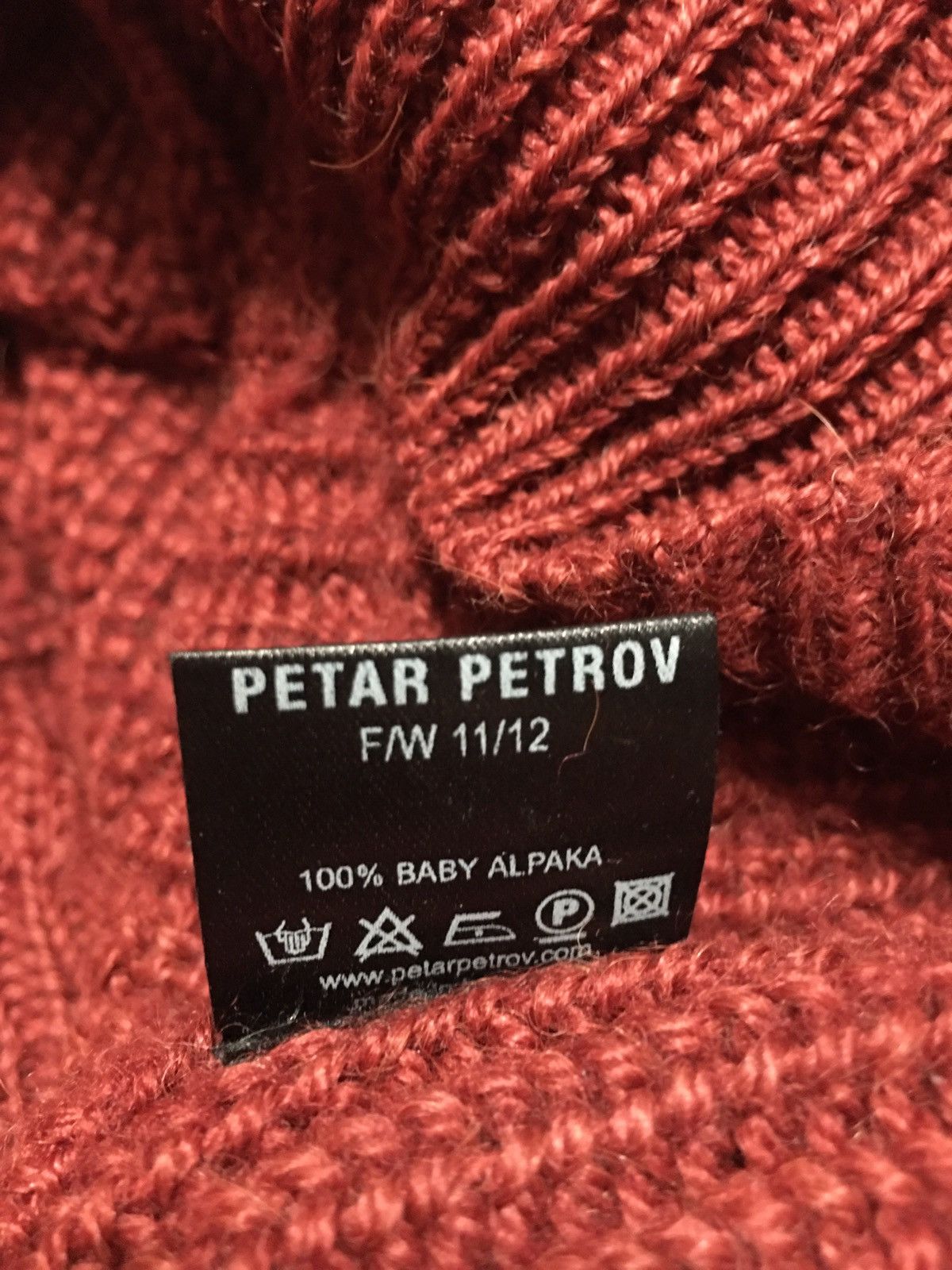 Designer PETAR PETROV F/W 2011/2012 Knit Baby Alpaca Men Sweater EU46 Size US M / EU 48-50 / 2 - 11 Thumbnail