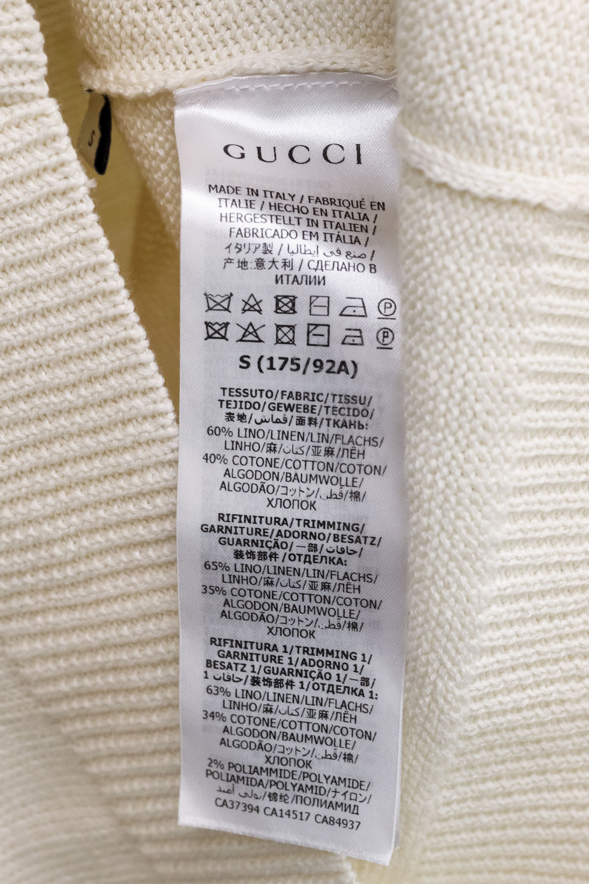 Gucci Symbols Jacquard Rainbow Cardigan