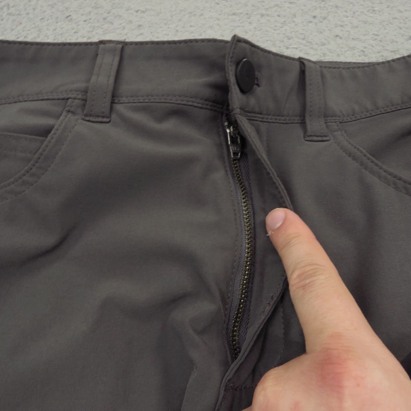 Mizzen+Main Mizzen + Main Pant Men 32x32 Grey Asphalt Helmsman Slim Performance Golf Chinos Size US 32 / EU 48 - 6 Thumbnail