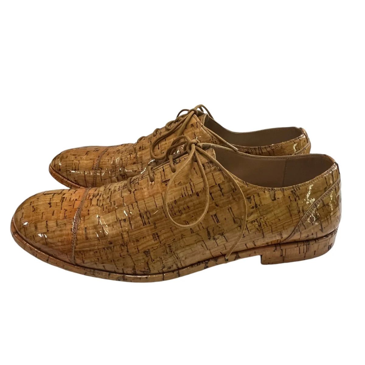 Maison Margiela Enamel Cork Straight Tip Shoes Size US 10 / IT 40 - 2 Thumbnail
