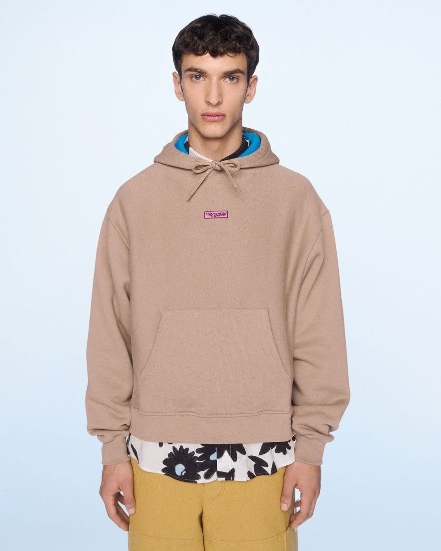 Jacquemus o1mle1025 Le Sweatshirt Hoodies Giardino in Dark Beige Size US XS / EU 42 / 0 - 6 Thumbnail