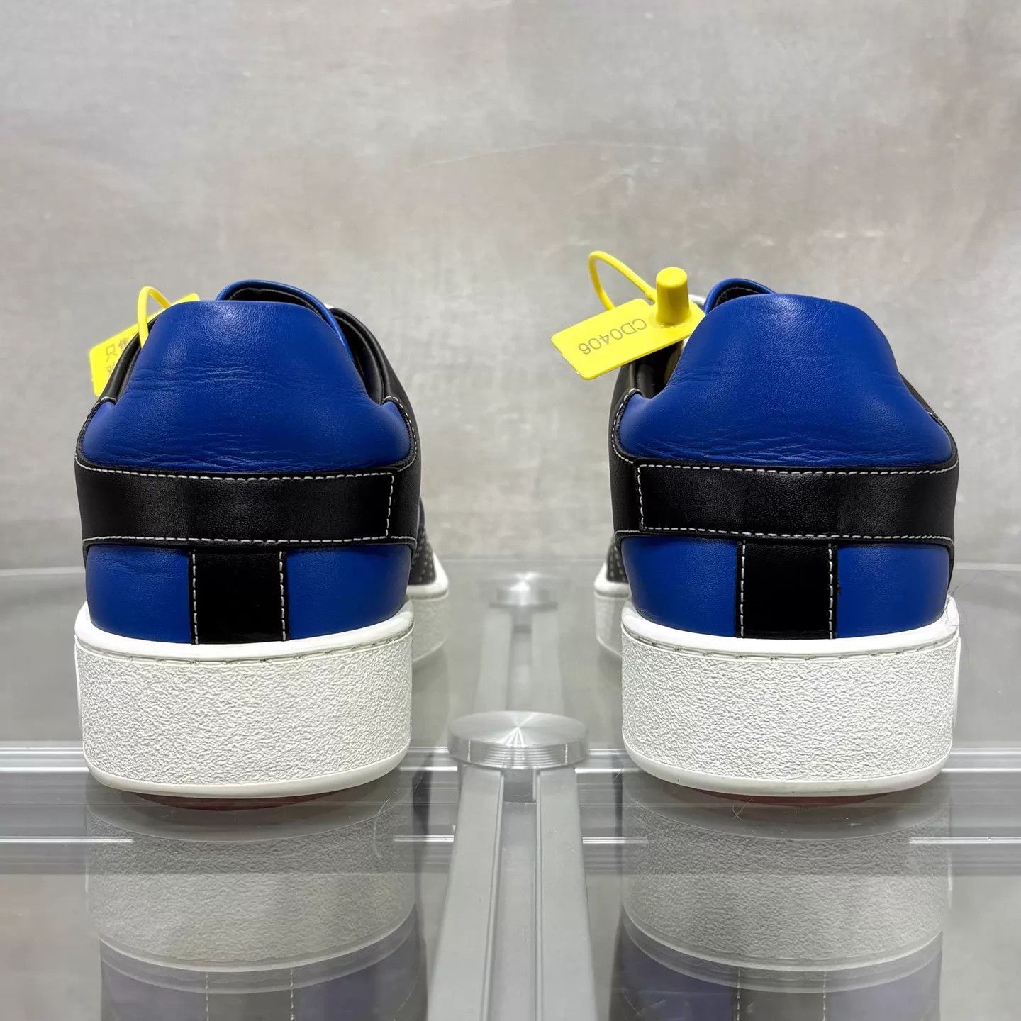 Hermes Hermes Freestyle Blue-Black Platform Sneakers EU 39 Size US 6 / EU 39 - 6 Thumbnail