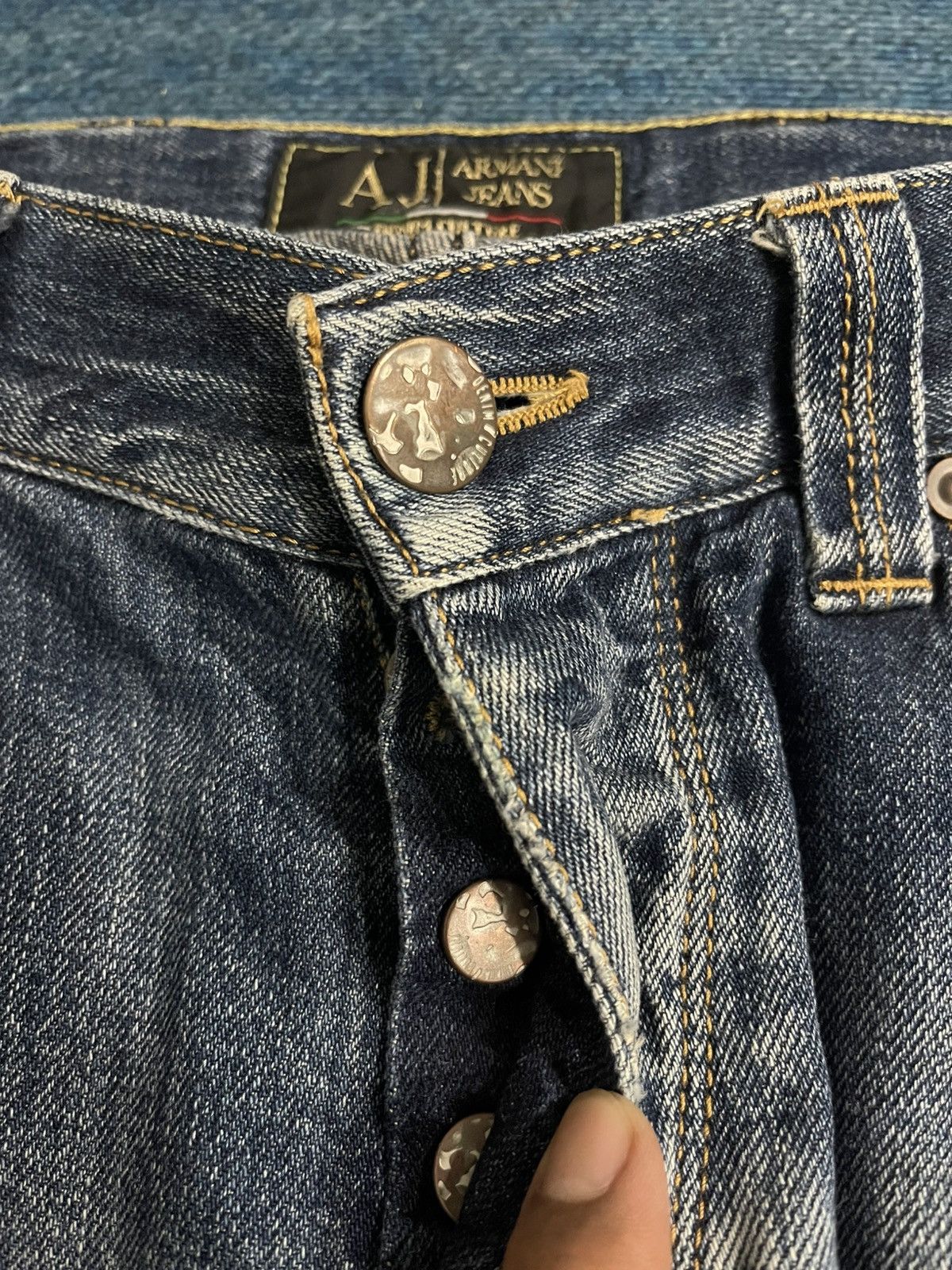 Armani Armani Jeans Distressed Denim Size US 29 - 6 Thumbnail