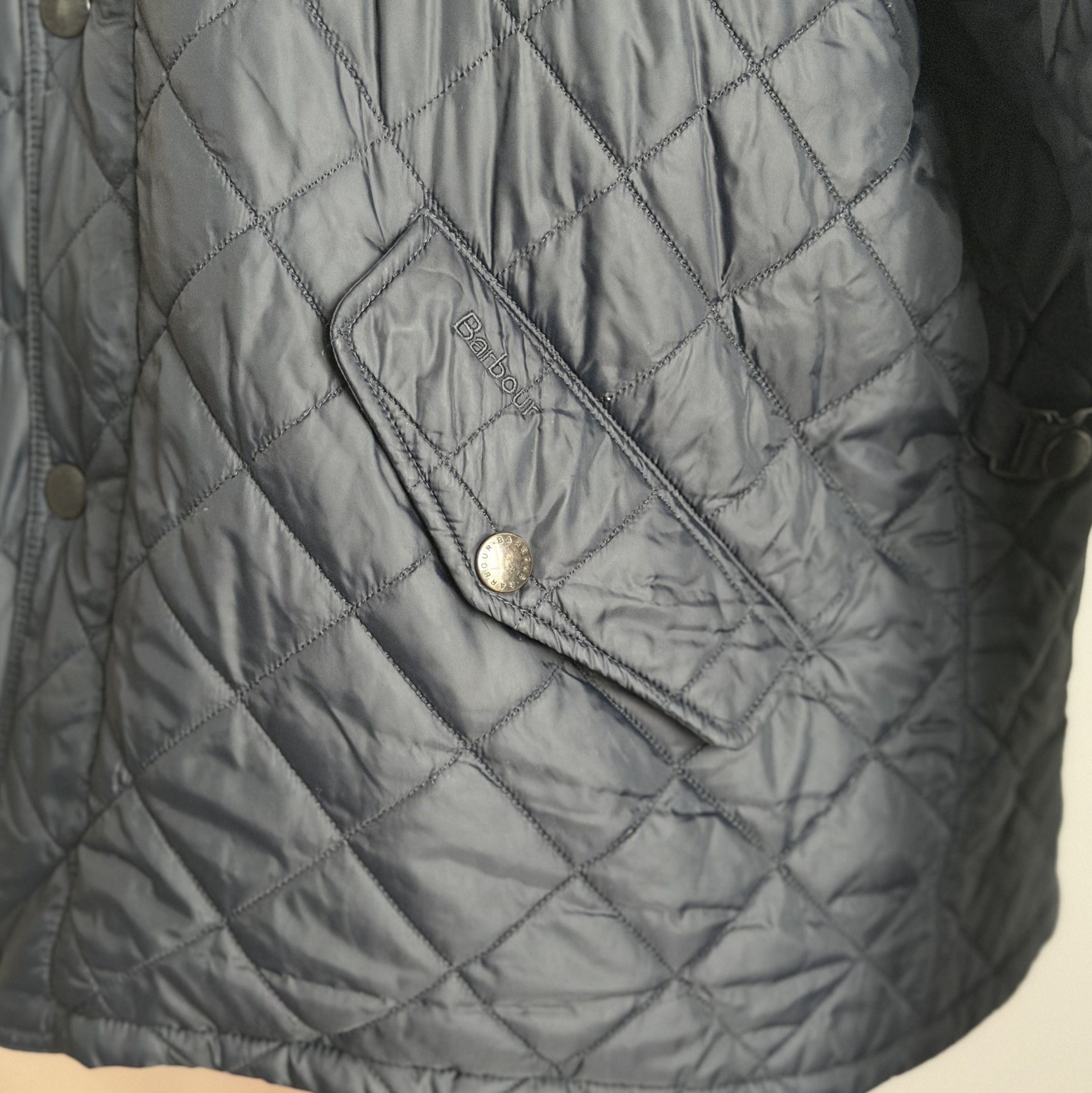 Barbour BARBOUR Chelsea Rib Neck Mens Quilted Jacket Size XXL Navy Size US XXL / EU 58 / 5 - 2 Thumbnail