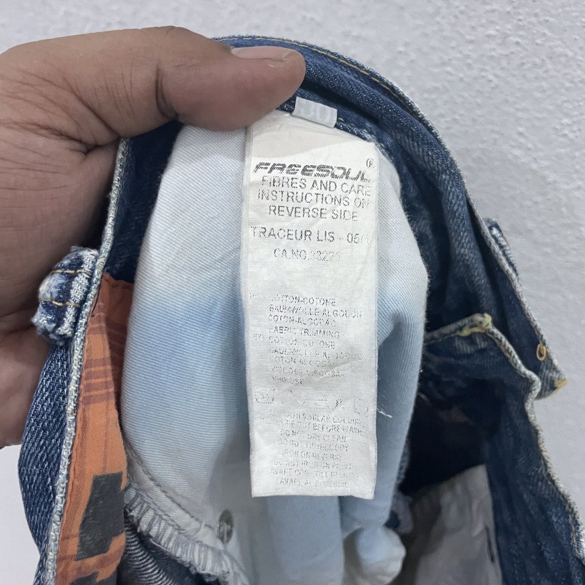 Japanese Brand Vintage Freesoul Tactical Distressed Denim Jeans Size US 32 / EU 48 - 6 Thumbnail