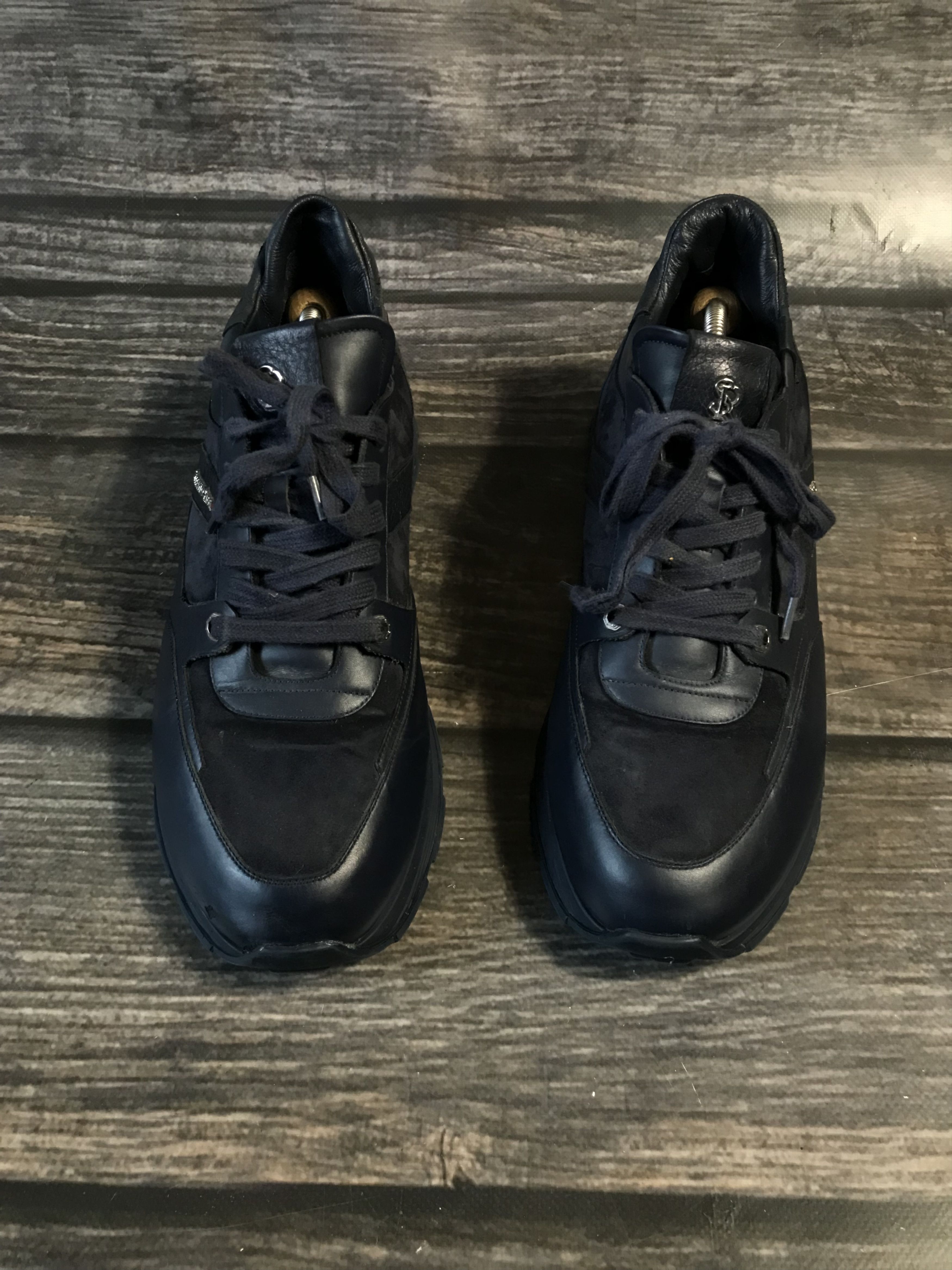 Stefano Ricci Stefano Ricci Leather Trainers Sneakers Size US 11.5 / EU 44-45 - 2 Thumbnail