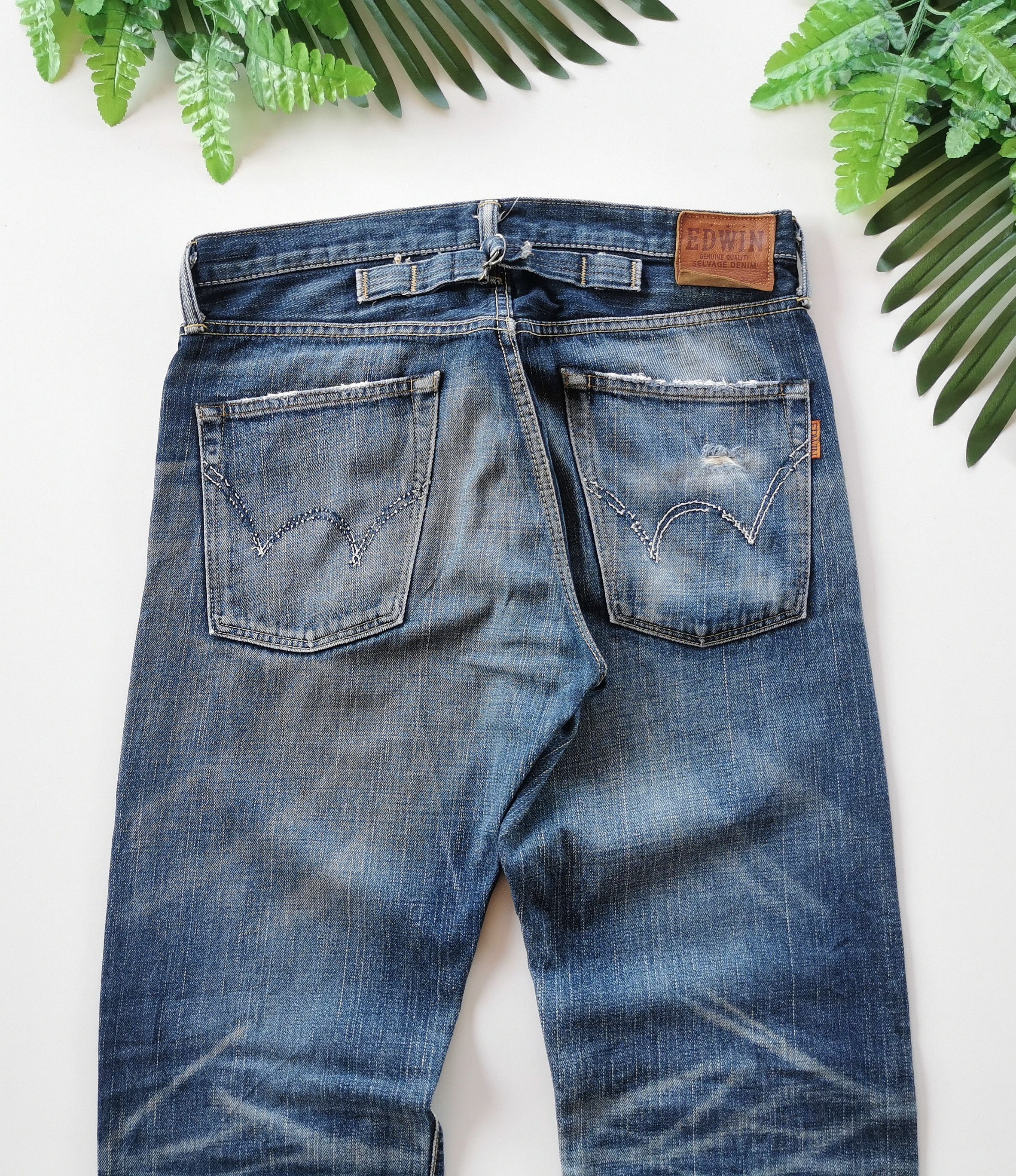 Edwin Edwin 505 zx Selvedge Denim Jeans Size US 32 / EU 48 - 4 Thumbnail