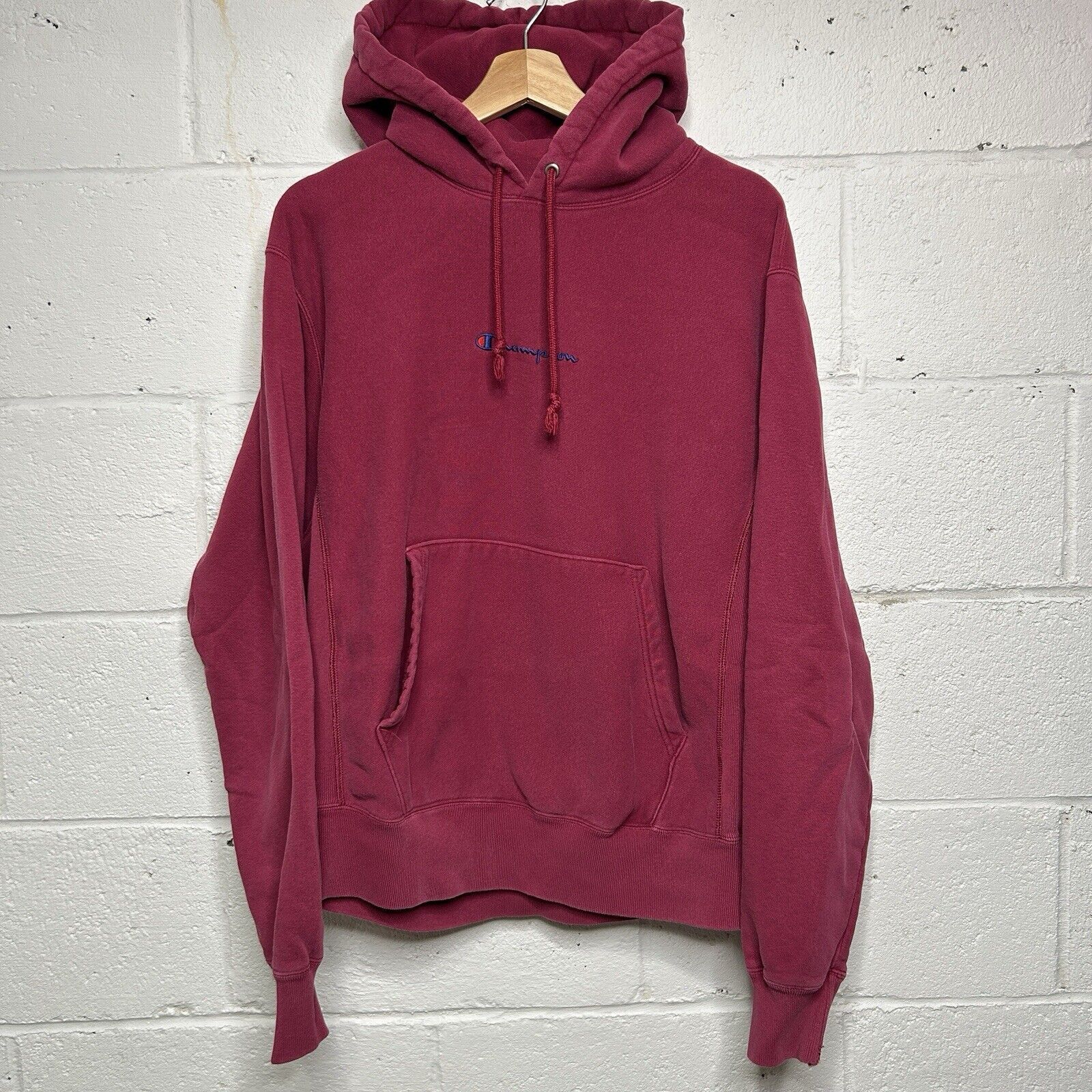 Champion Champion Reverse Weave Embroidered Hoodie “Burgundy” 2024 Size US M / EU 48-50 / 2 - 1 Thumbnail