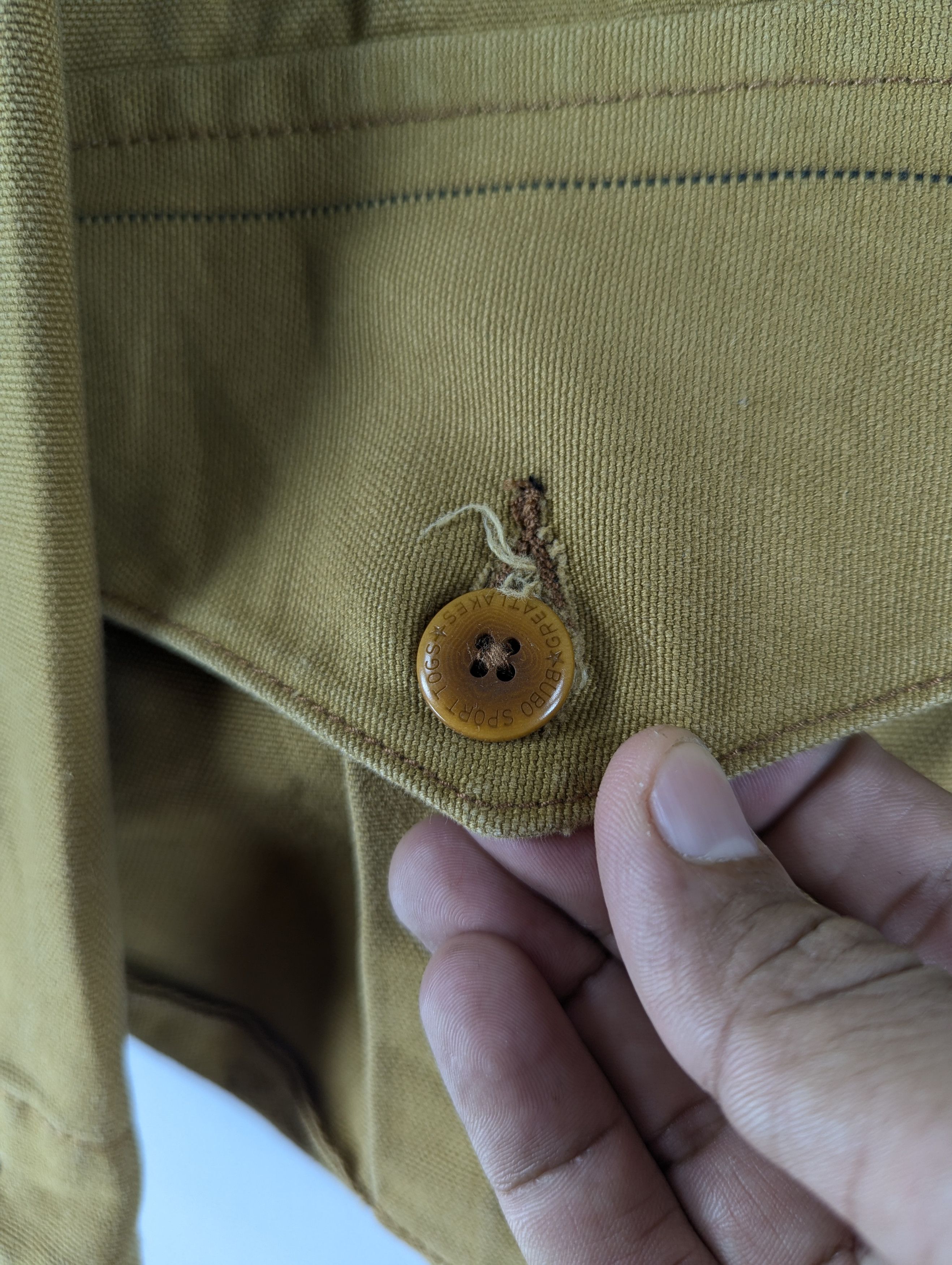 Freewheelers FREEWHEELERS & CO. "Timber Beast"Coat Yarn-Dyed Yellow Brown Size US M / EU 48-50 / 2 - 9 Thumbnail