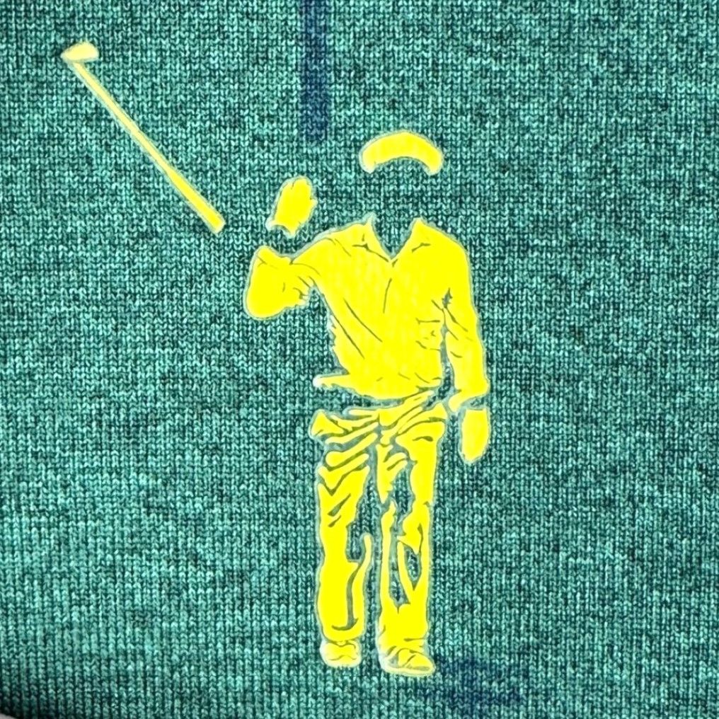 Vintage William Murray Polo Shirt Mens Large Green Golf Telephone Poles Print Logo Polo Shirt Mens Green Golf Polo Shirt Size US L / EU 52-54 / 3 - 7 Thumbnail
