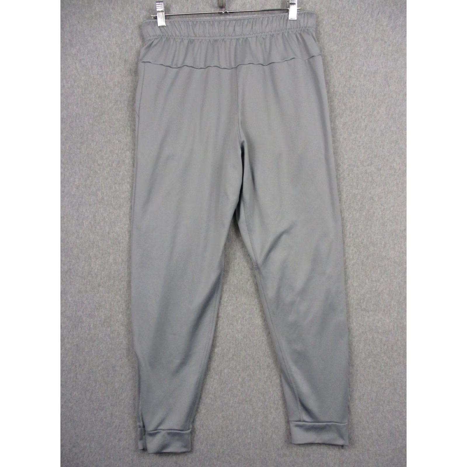 Nike Nike Dri-FIT Pants Mens S Gray Track Zip Hem Pockets FB7509-084 Size US 29 - 5 Thumbnail