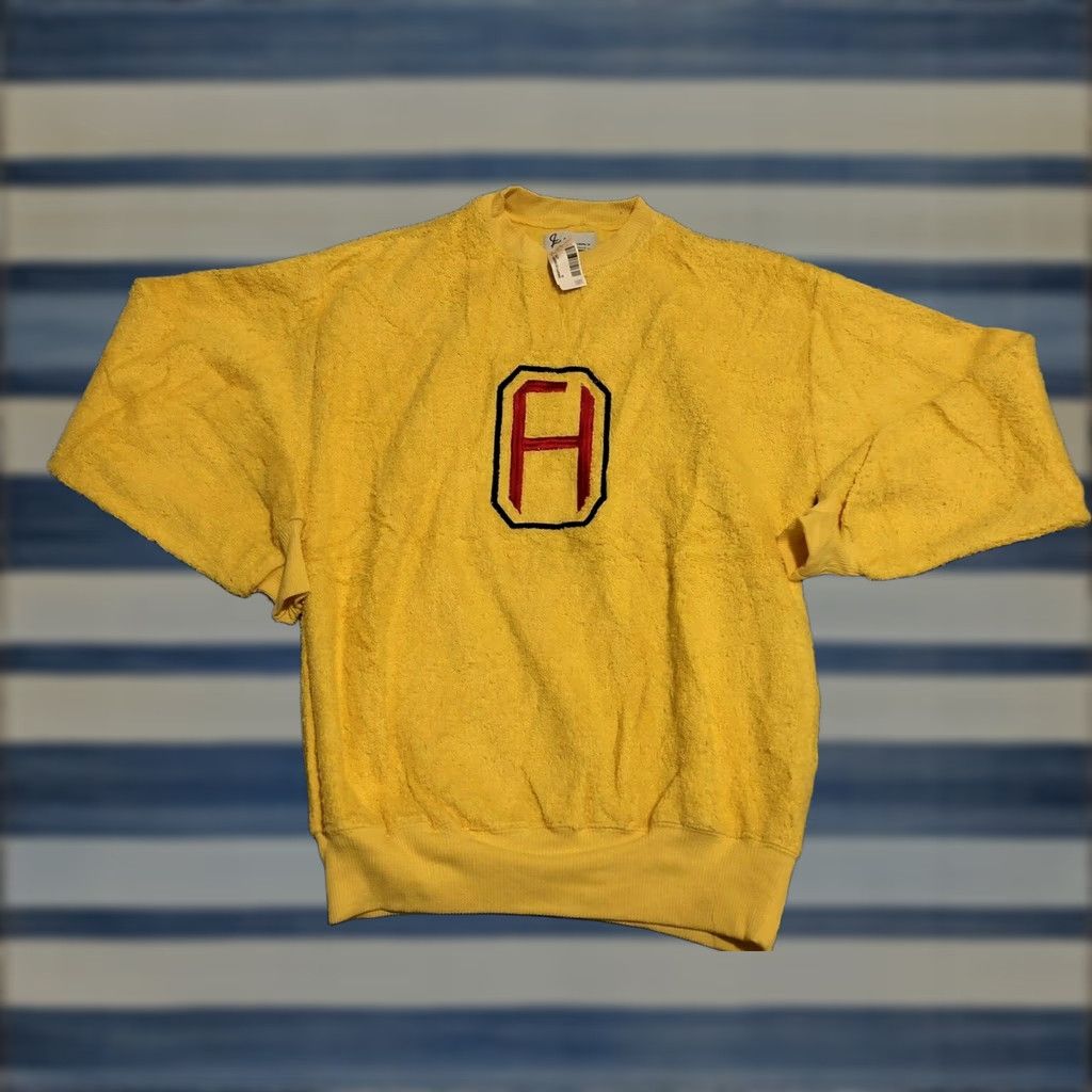 FRED VINTAGE Fred Hayman Beverly Hills Yellow Sweater Sweatshirt Mens Small NWT Size US S / EU 44-46 / 1 - 1 Thumbnail