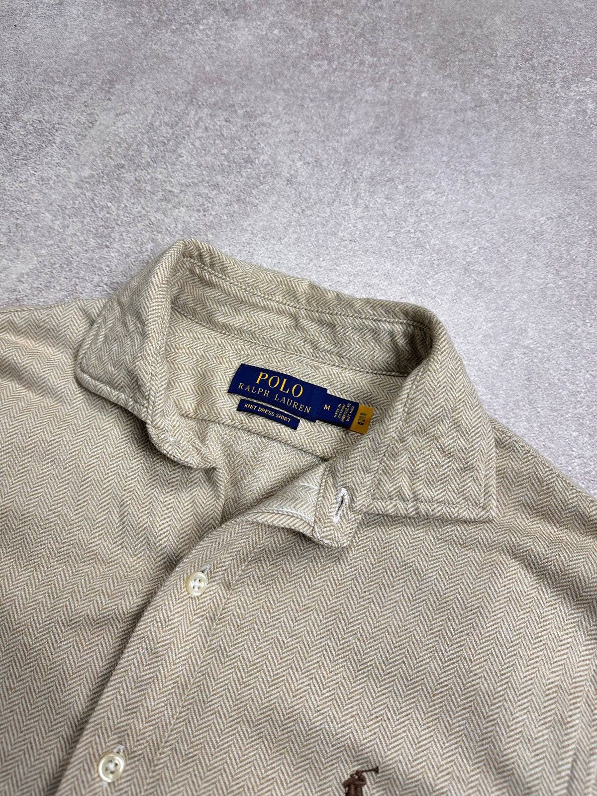 Polo Ralph Lauren Vintage Polo Ralph Lauren Old Money Beige Shirt M Size US M / EU 48-50 / 2 - 4 Thumbnail