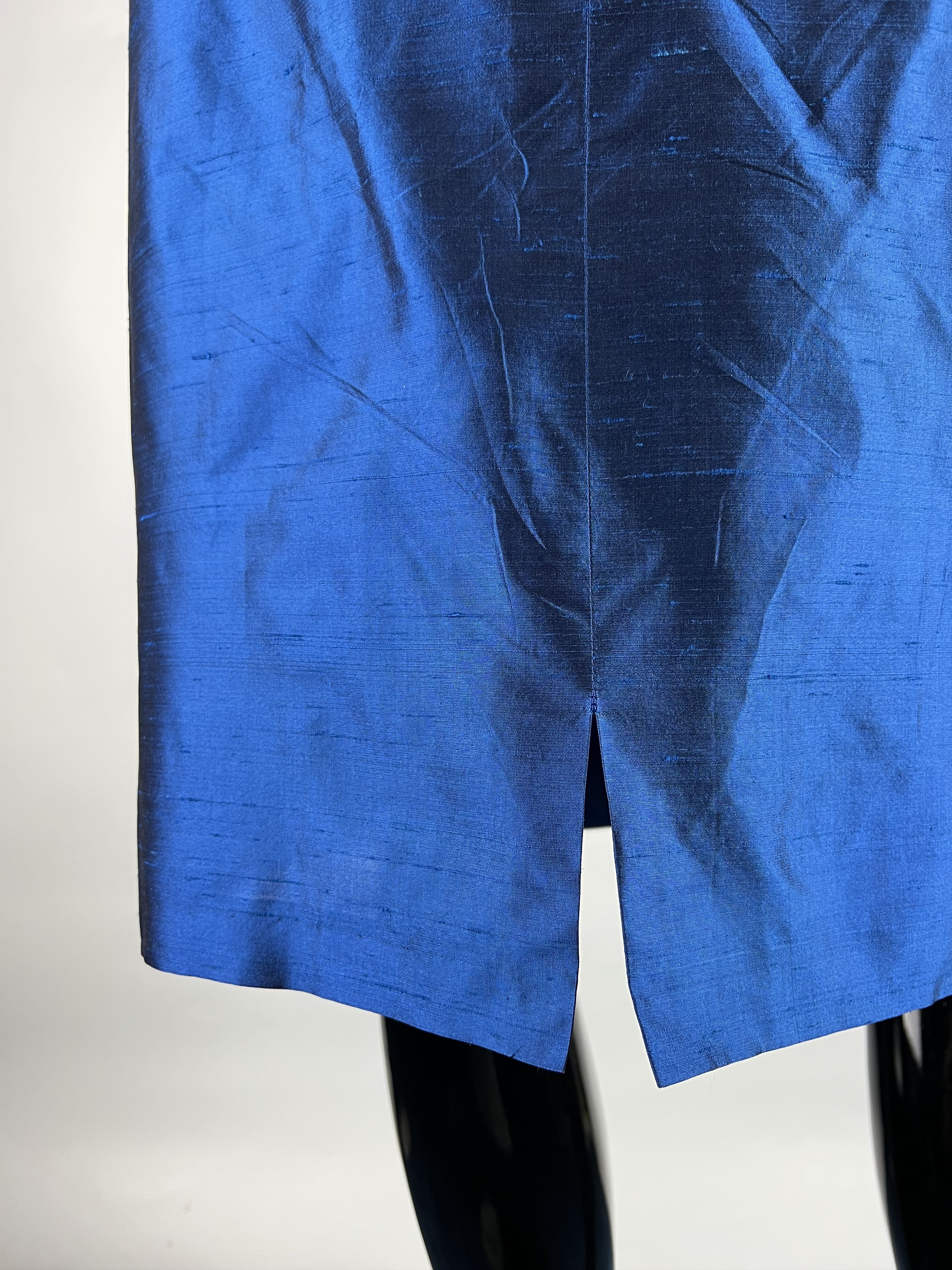 Yves Saint Laurent 90s Rare Vtg Yves Saint Laurent Variation 100% Silk Skirt Size 32" / US 10 / IT 46 - 5 Thumbnail