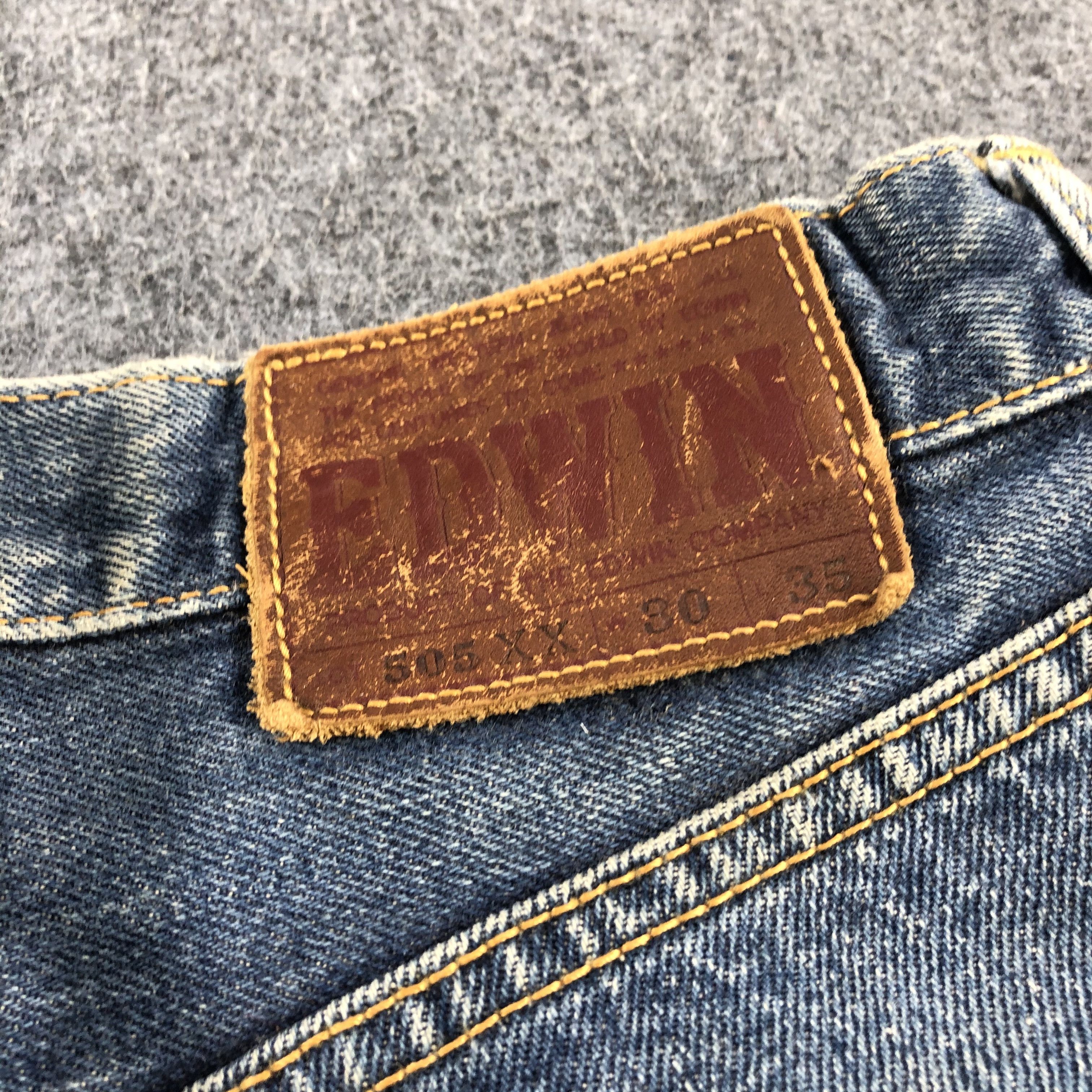 Edwin Vintage Blue Wash Edwin 505 Jeans-J1766 Size US 28 / EU 44 - 5 Thumbnail