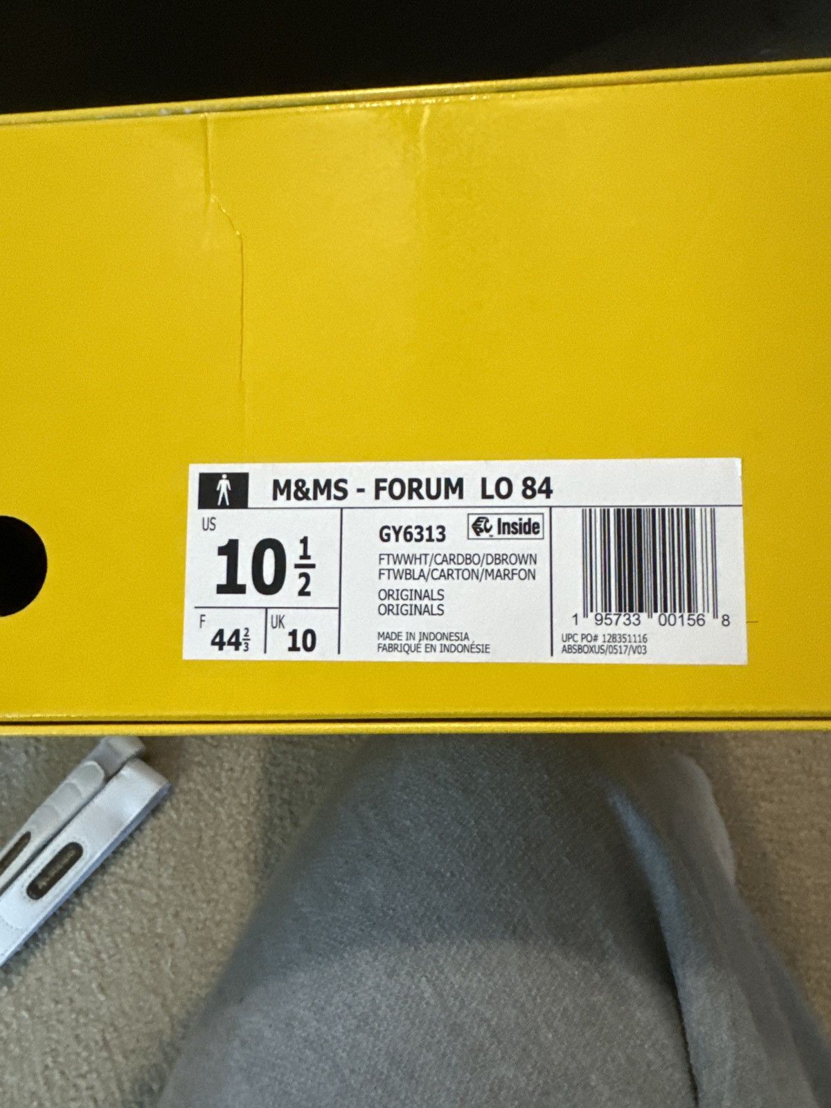 Adidas M and M adidas collab forum lows Size US 10.5 / EU 43-44 - 7 Thumbnail
