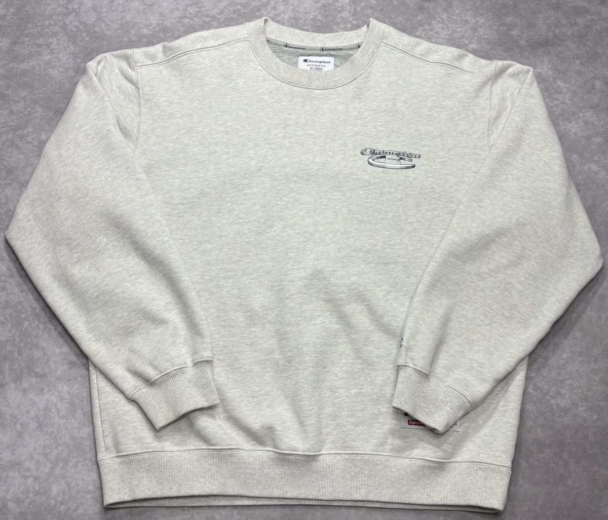 Champion Supreme Supreme Champion 3D Metallic Crewneck Grailed