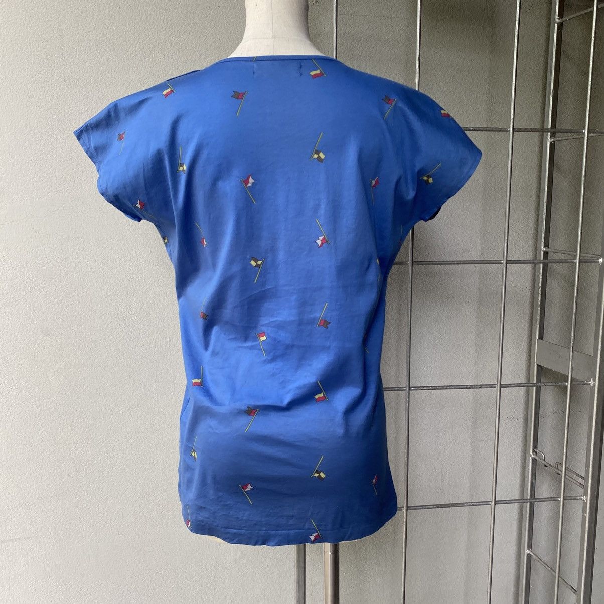 Chloe Miss Chloẻ Blue Deep V-Neck Tee Size S / US 4 / IT 40 - 3 Thumbnail