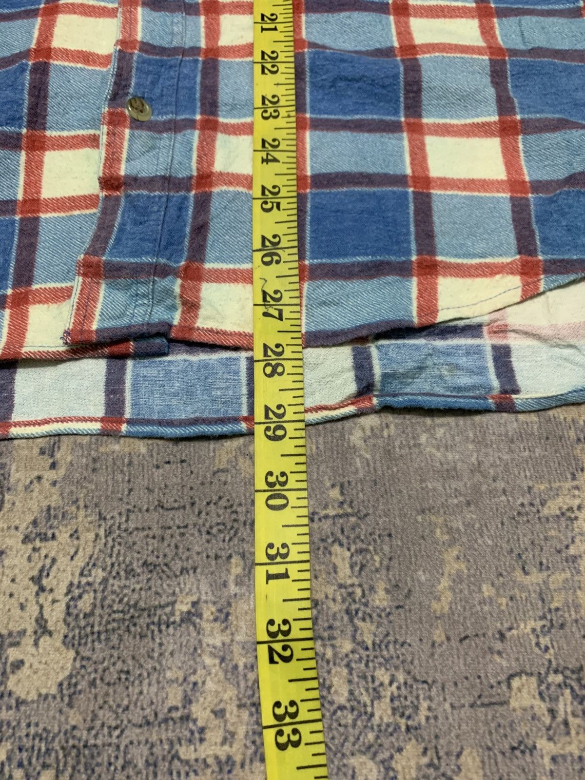 Flannel Vintage GB Company Blue Plaid Flannel Shirt Grunge Size US M / EU 48-50 / 2 - 9 Thumbnail