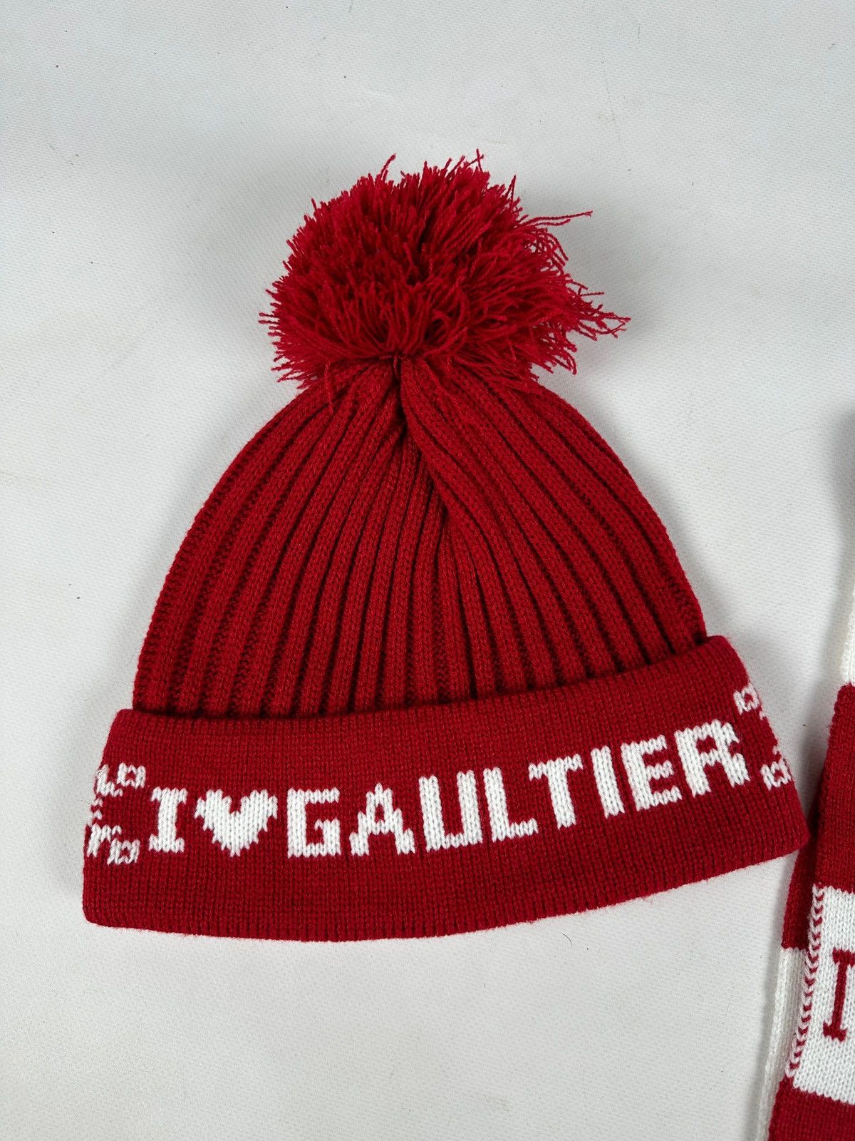 Jean Paul Gaultier Jean Paul Gaultier I Love ❤️ Gaultier Scarf + Hat Size ONE SIZE - 4 Thumbnail