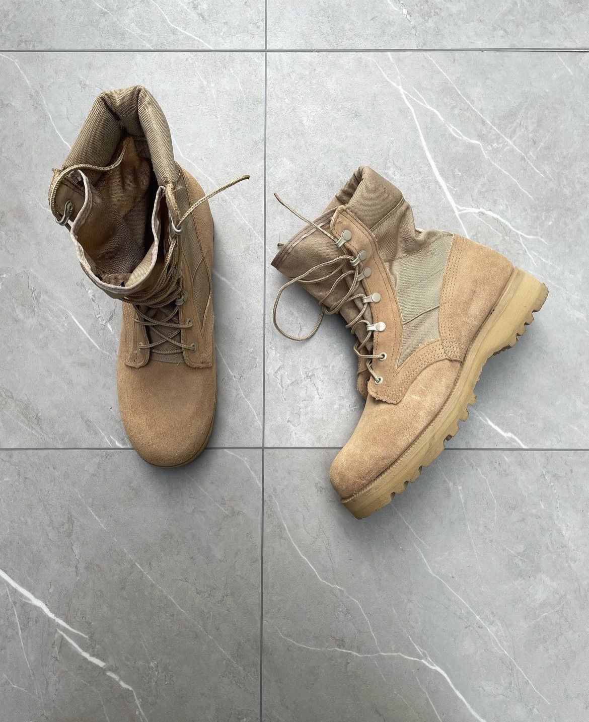 Vintage Vintage Military Tan Desert Boots Size US 10.5 / EU 43-44 - 5 Thumbnail