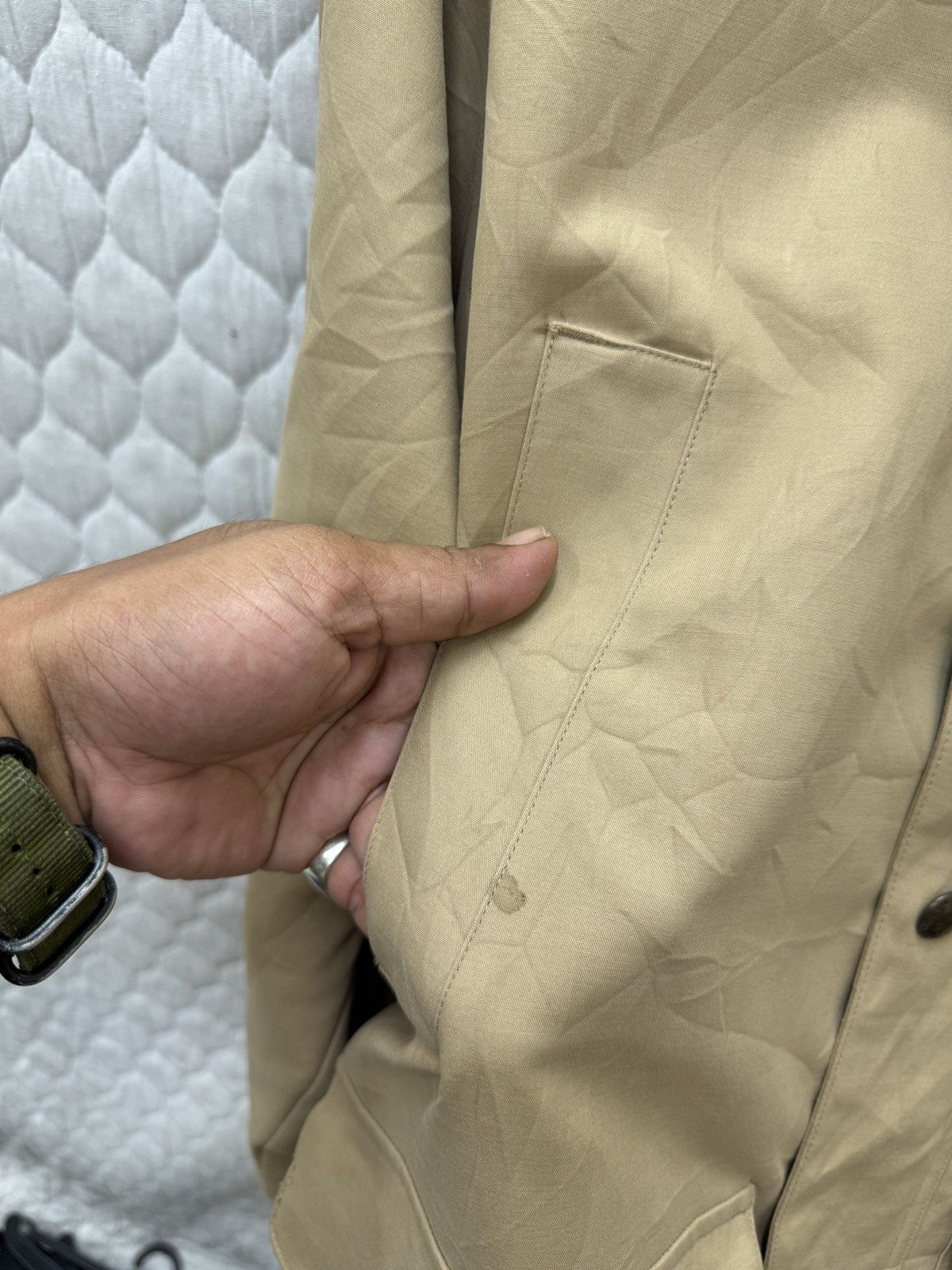 Polo Ralph Lauren 🔥🔥🔥ARCHIVE VTG POLO RALPH LAUREN LEATHER TRIM JACKET Size US M / EU 48-50 / 2 - 11 Thumbnail