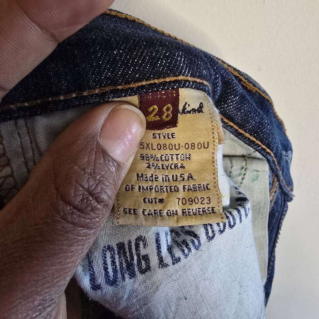 7 For All Mankind 7 For All Mankind Long Legs Bootcut Jeans Sz 28 Dark Wash St Size 28" / US 6 / IT 42 - 10 Thumbnail