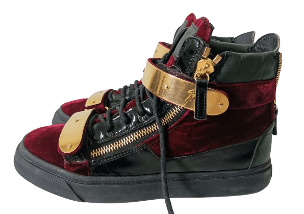 Other Giuseppe Zanotti Navy Blue/Black Coby High Tops[Authentic] Size US 7 / EU 40 - 3 Thumbnail