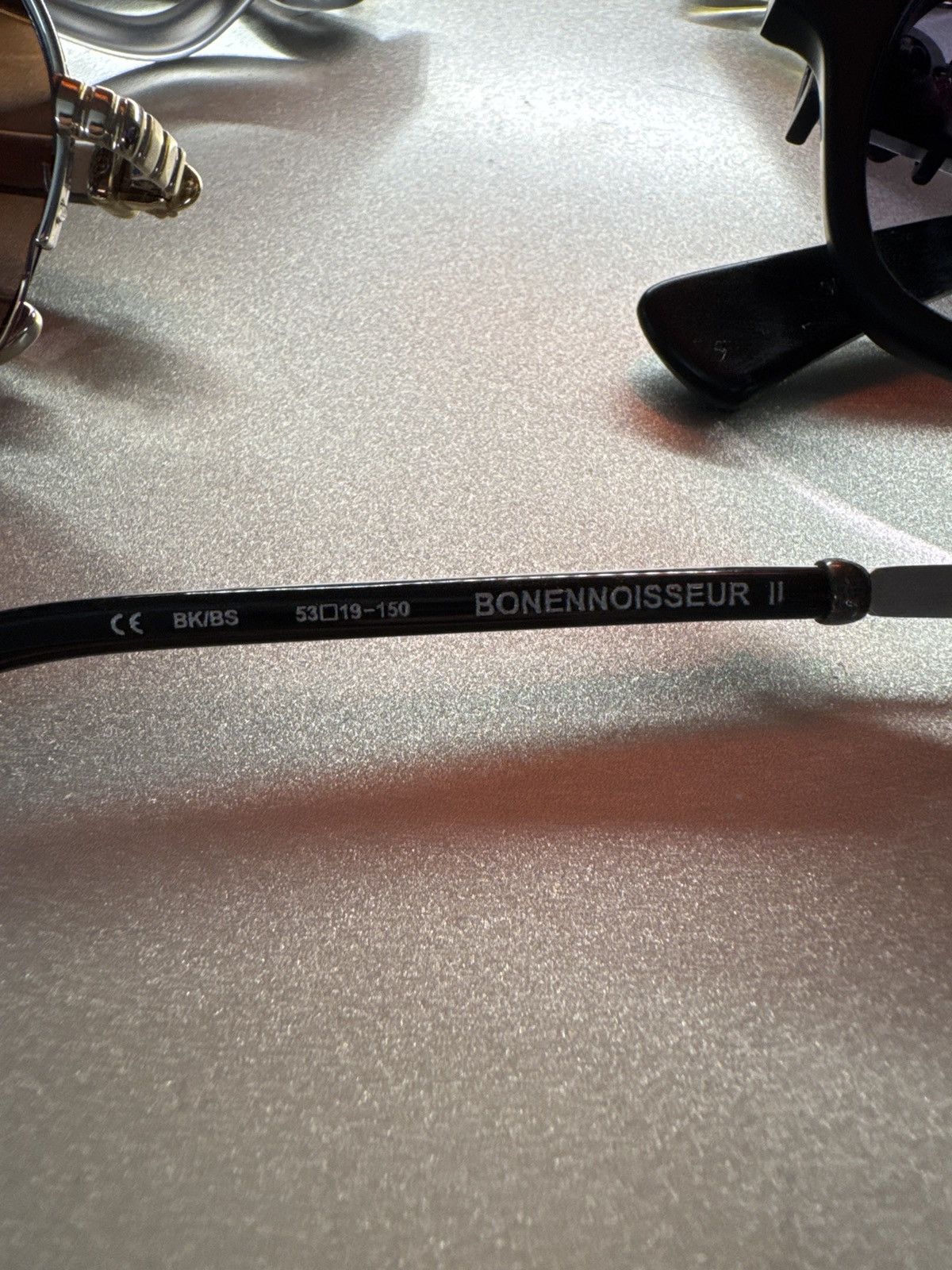 Chrome Hearts Bonennoisseur II Black Sunglasses Size ONE SIZE - 7 Thumbnail