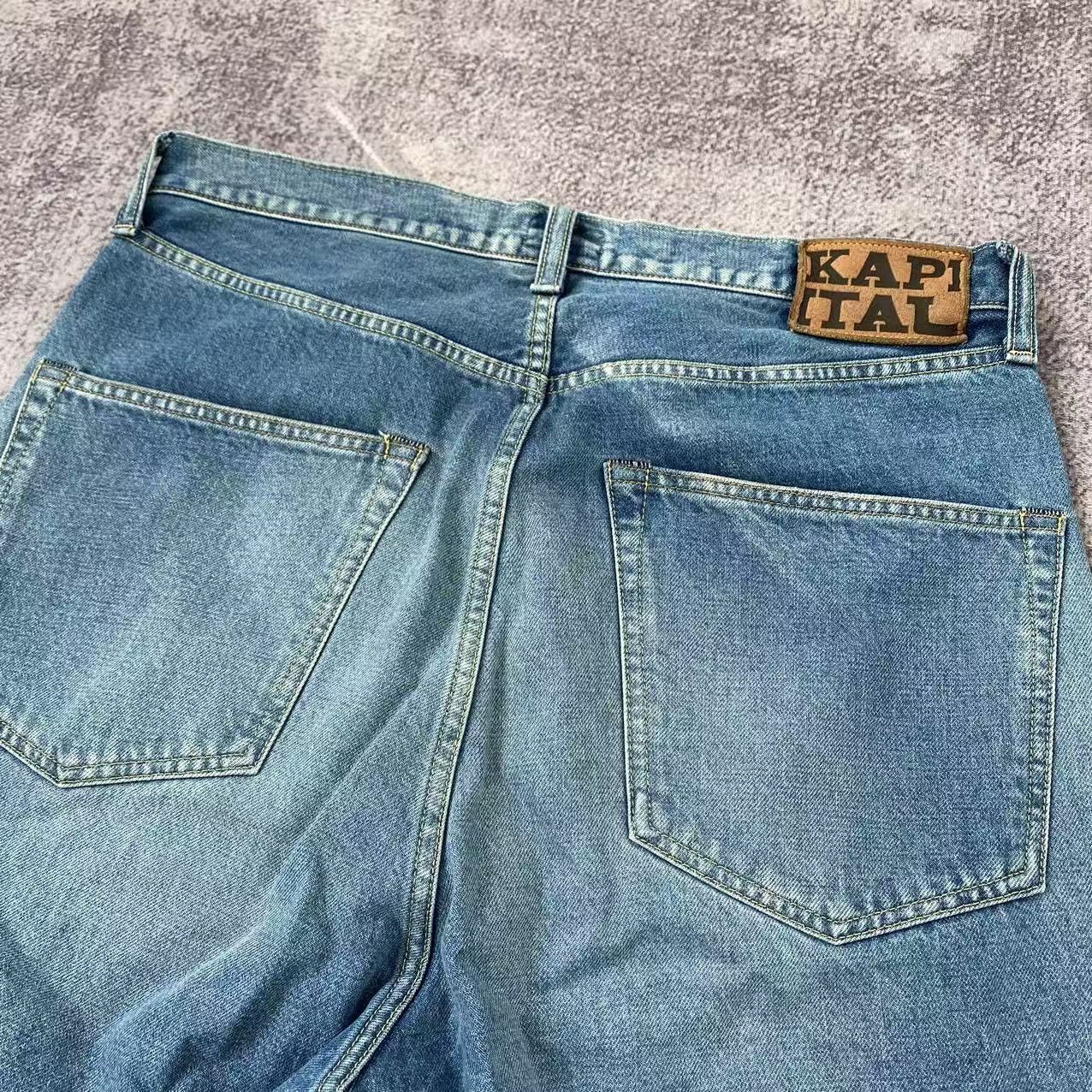 Kapital Kapital Bone Denim Shorts Size US 36 / EU 52 - 5 Thumbnail