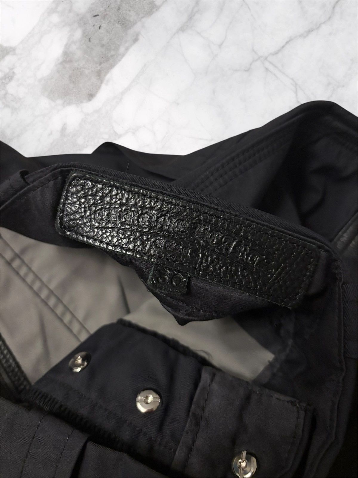 Chrome Hearts Chrome Hearts Jeans Double Knee Carpenter Pants Black Nylon Size US 30 / EU 46 - 5 Thumbnail