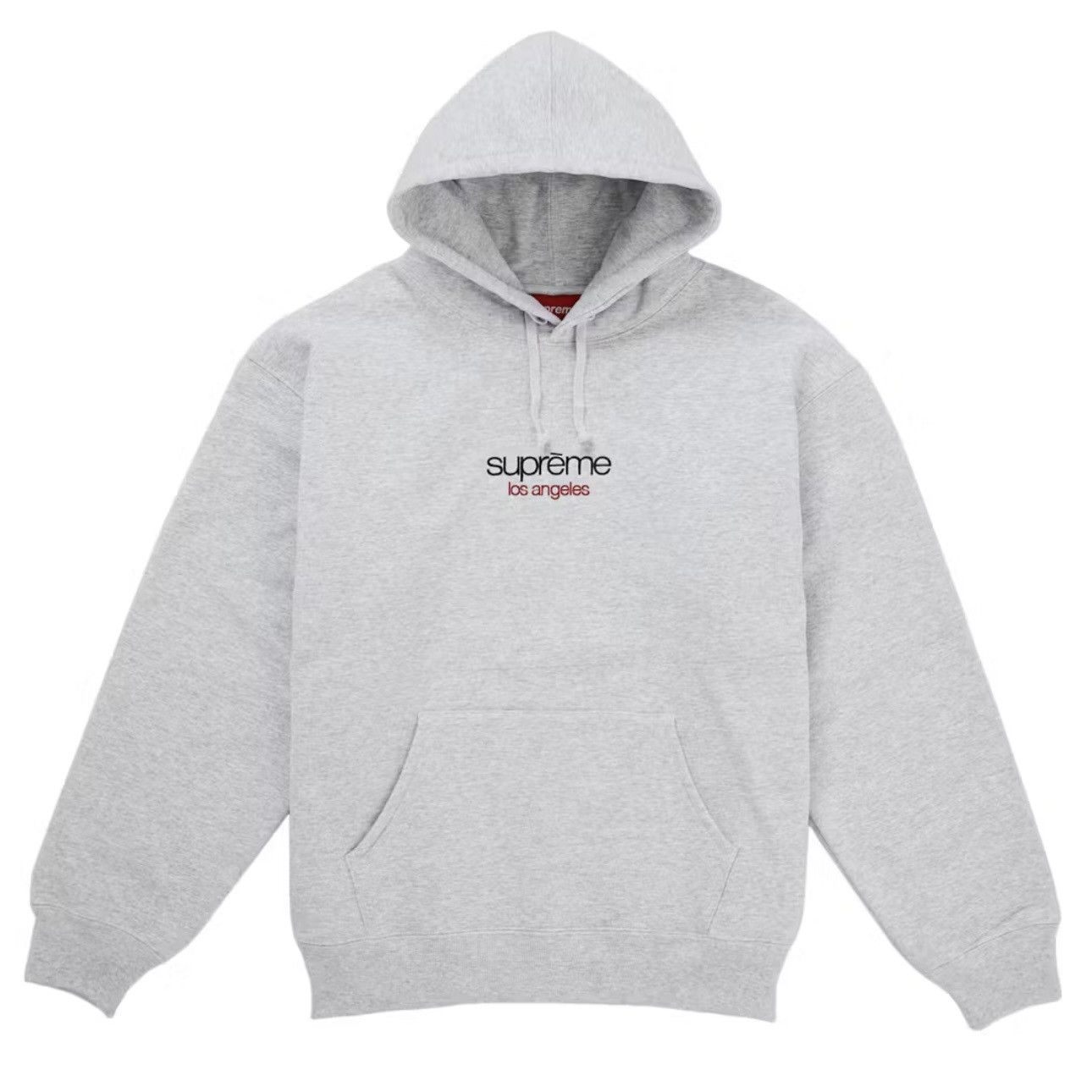 Supreme CLASSIC LOGO LOS ANGELES STORE EXCLUSIVE HOODIE - HEATHER Size US M / EU 48-50 / 2 - 1 Thumbnail