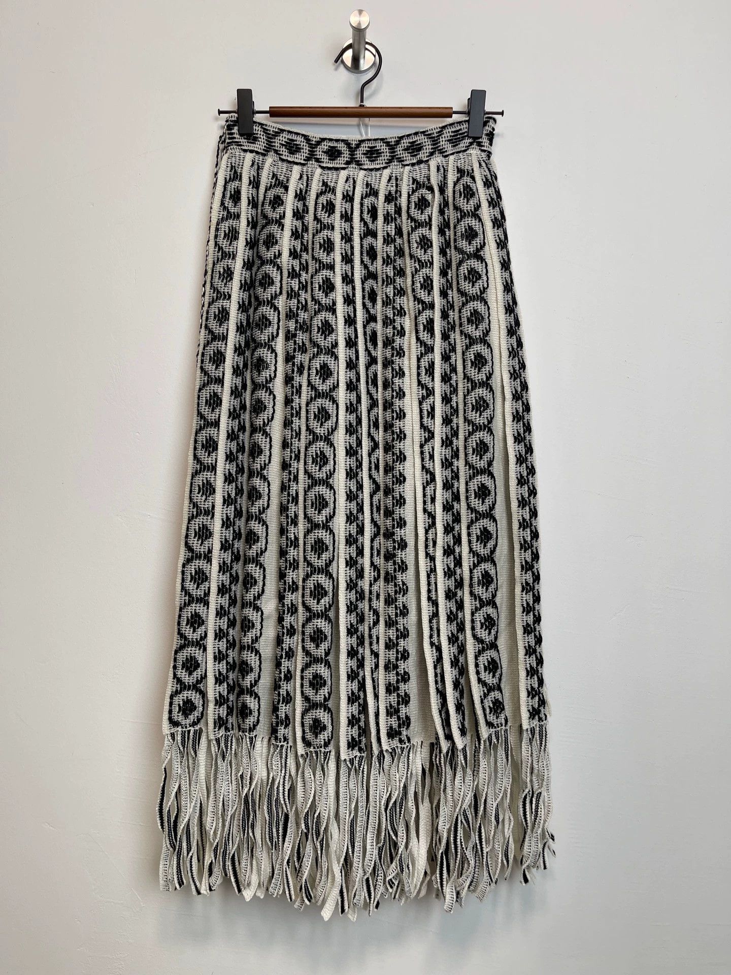 Dior Dior Fringe Pleated Long Dress 34 New Size 25" / US 0 / IT 36 - 2 Thumbnail